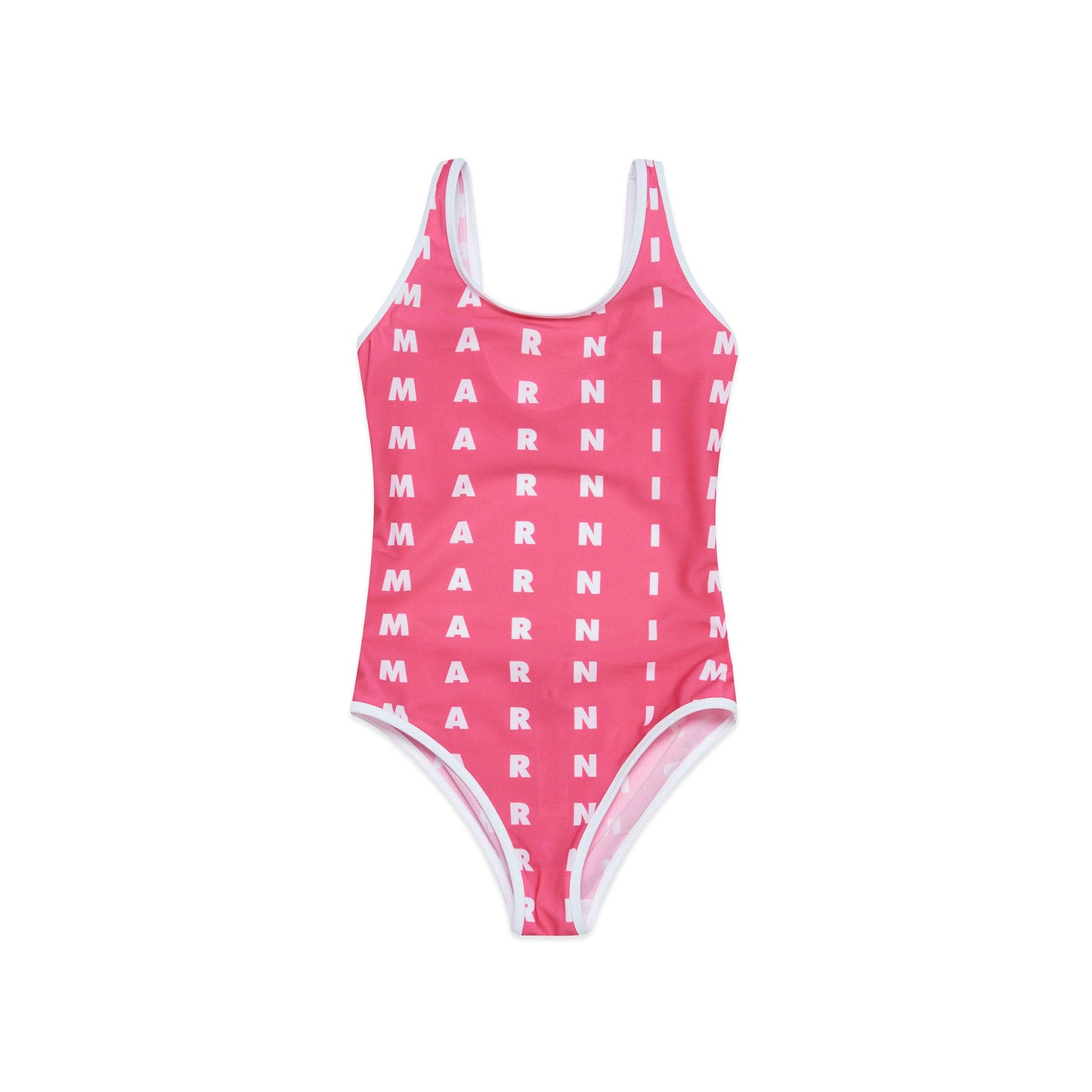 女童粉色Logo泳衣