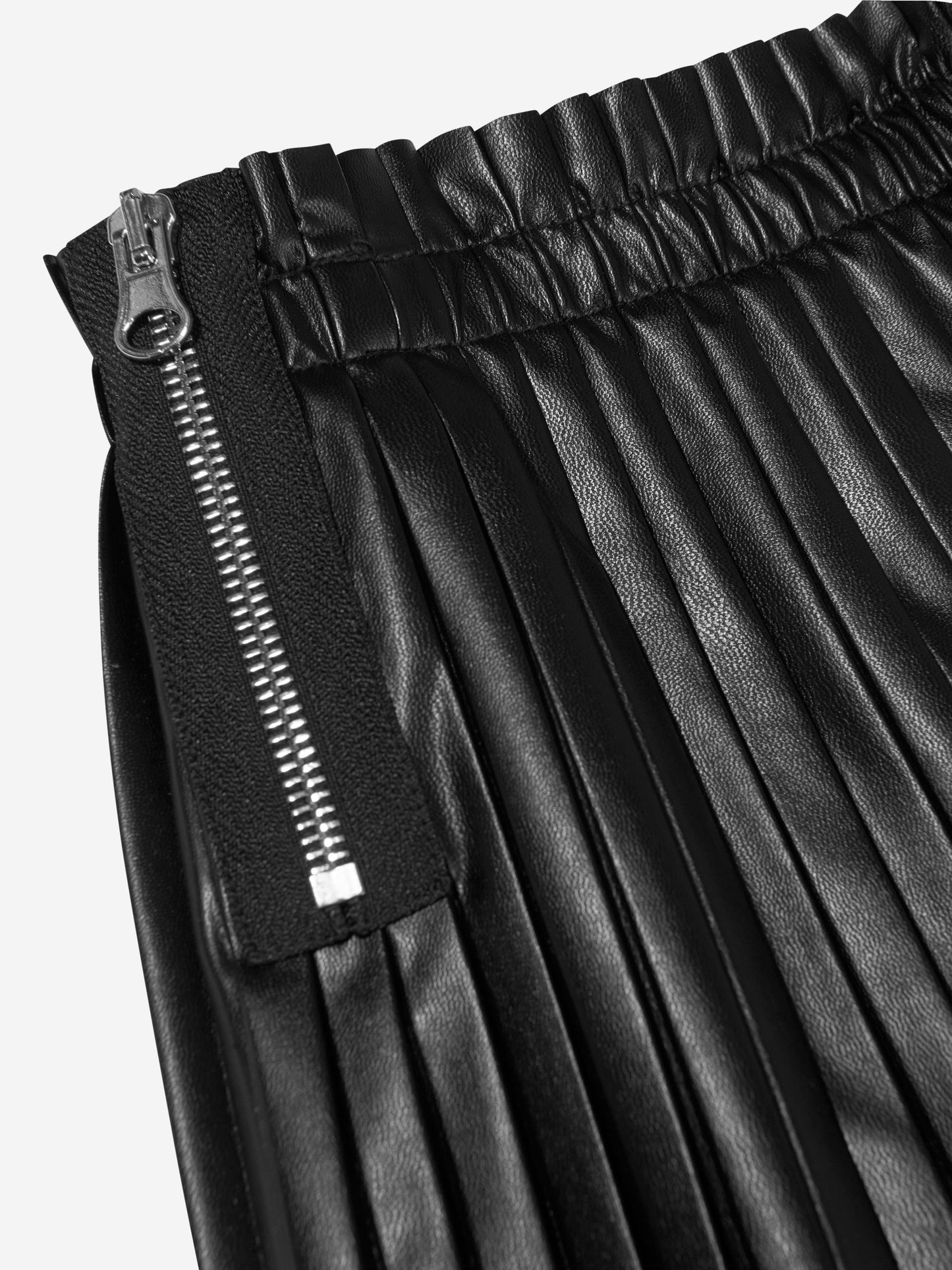 MM6 Maison Margiela 女童仿皮百褶裙