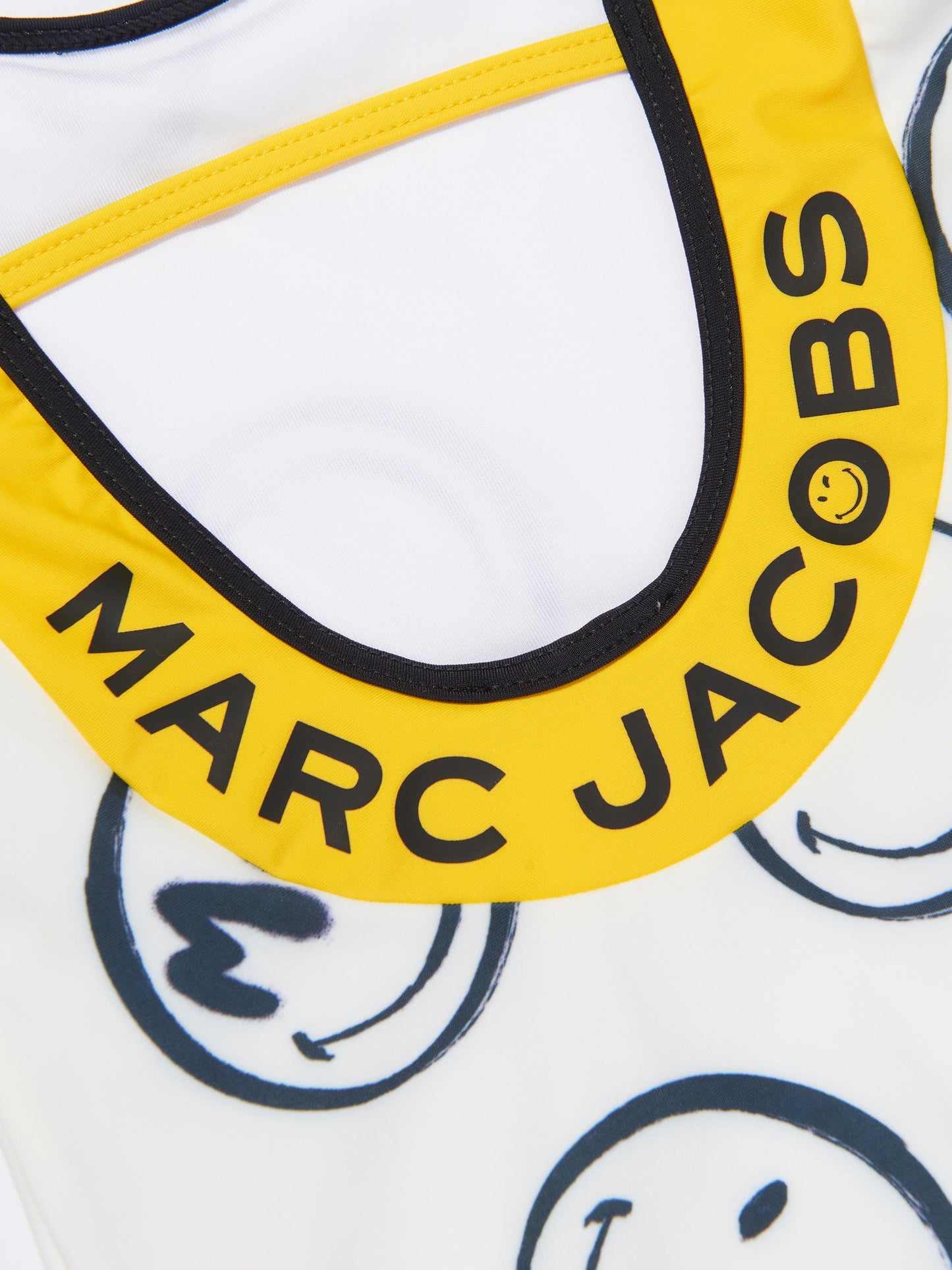 MARC JACOBS 女童笑脸印花泳衣(象牙色)