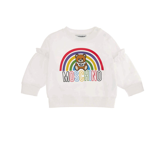 Baby Boys & Girls White Sweatshirt