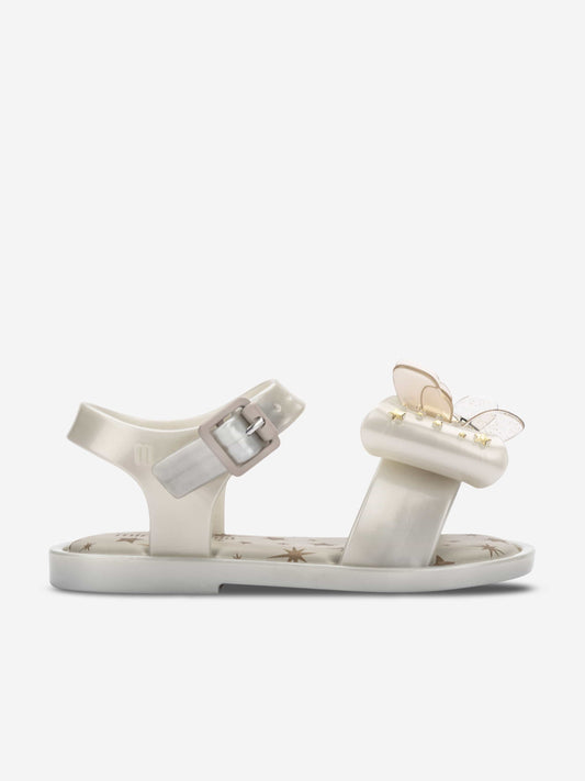 Mini Melissa 女童 Mar Star 白色凉鞋