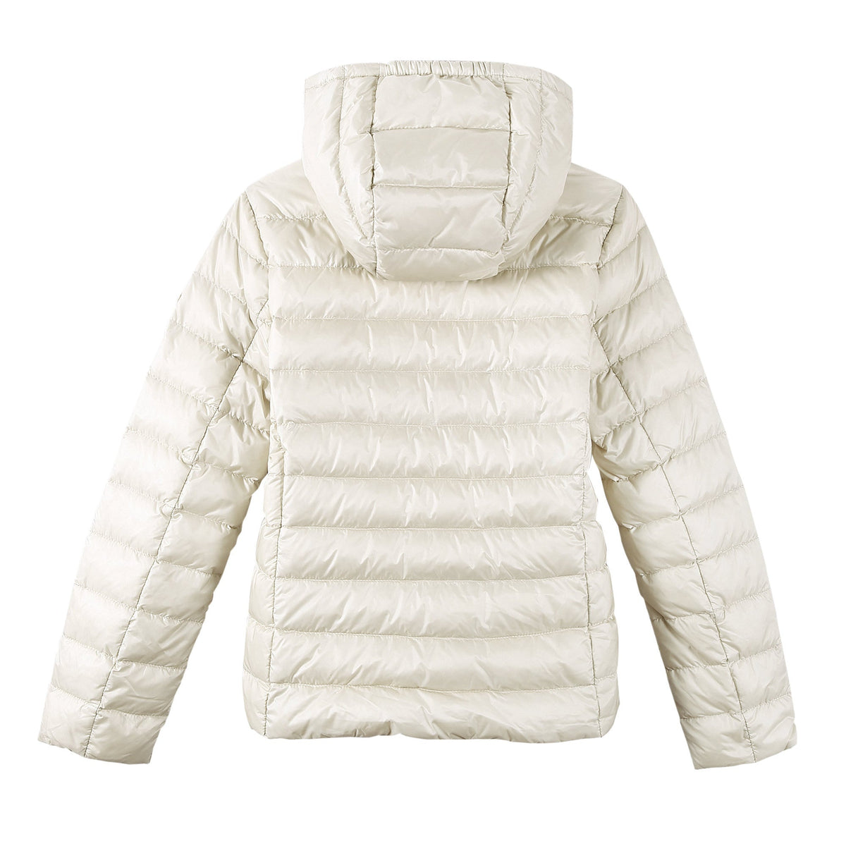Girls Milk White Down Padded Hooded 'Iraida' Jackets