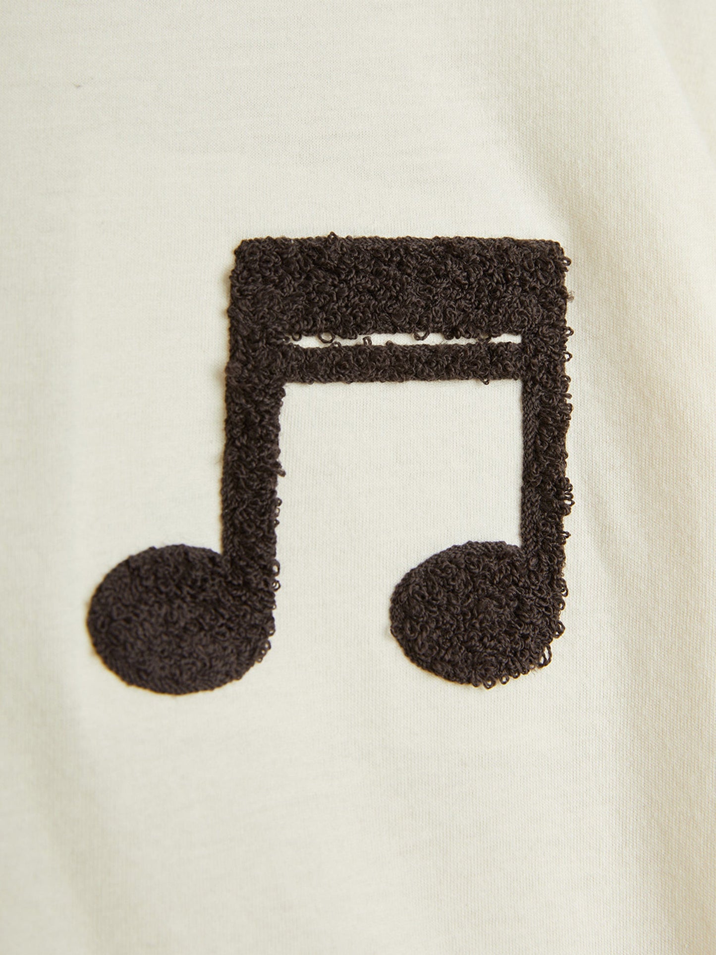 Kids Note Chenille T-Shirt in Ivory
