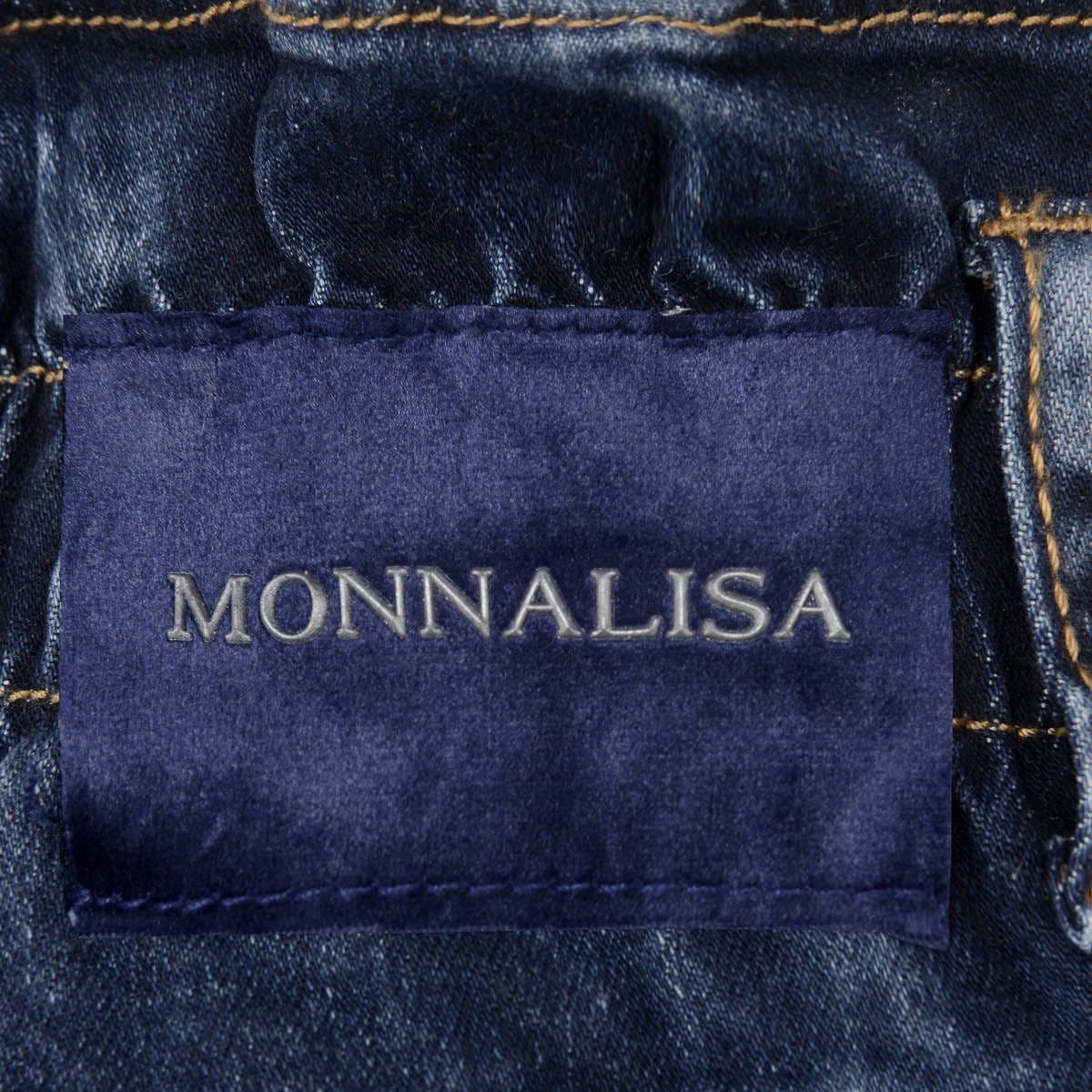 Monnalisa 女孩玫瑰色牛仔裤