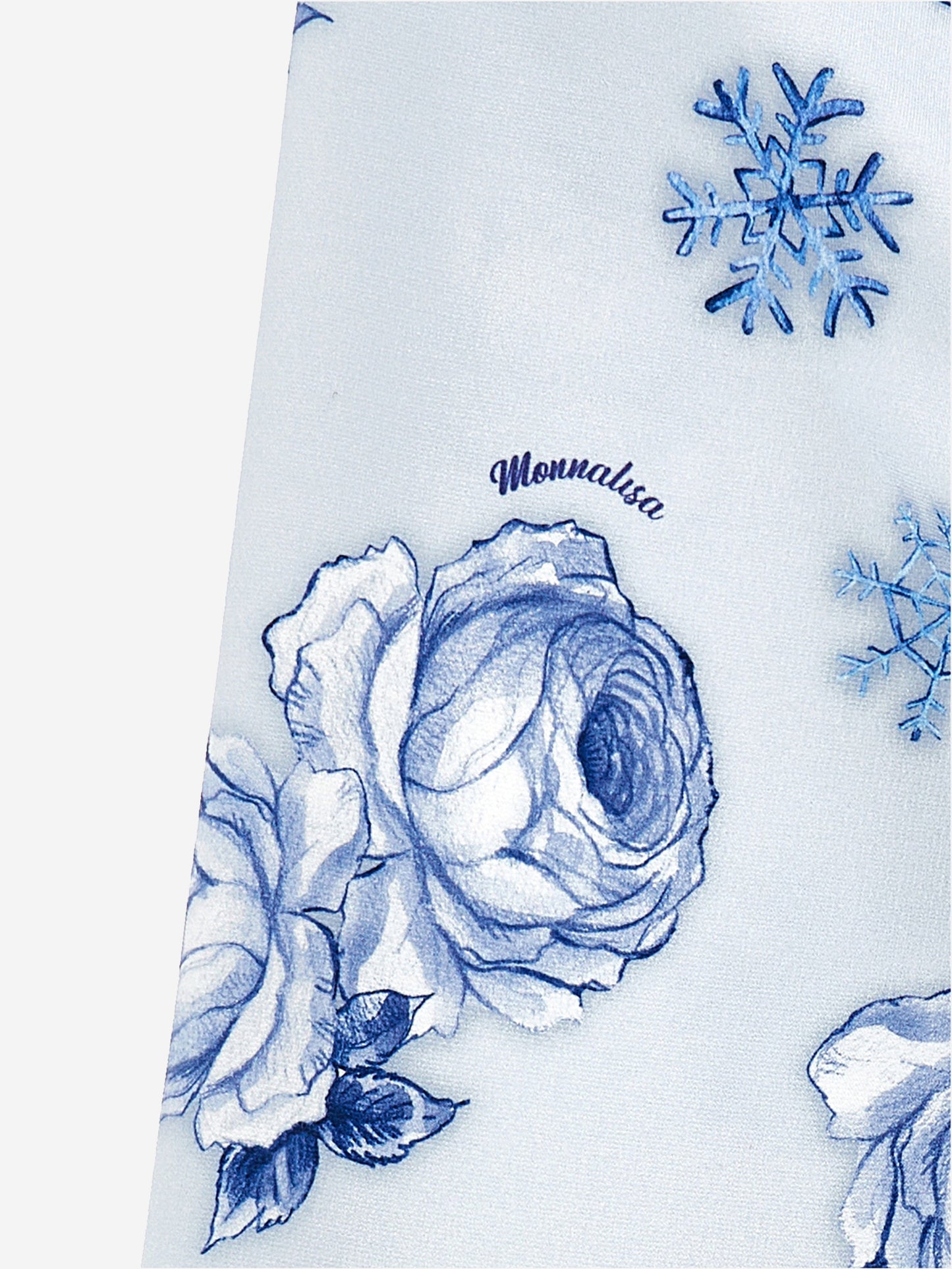 Monnalisa 女孩白色《冰雪奇缘》米兰打底裤