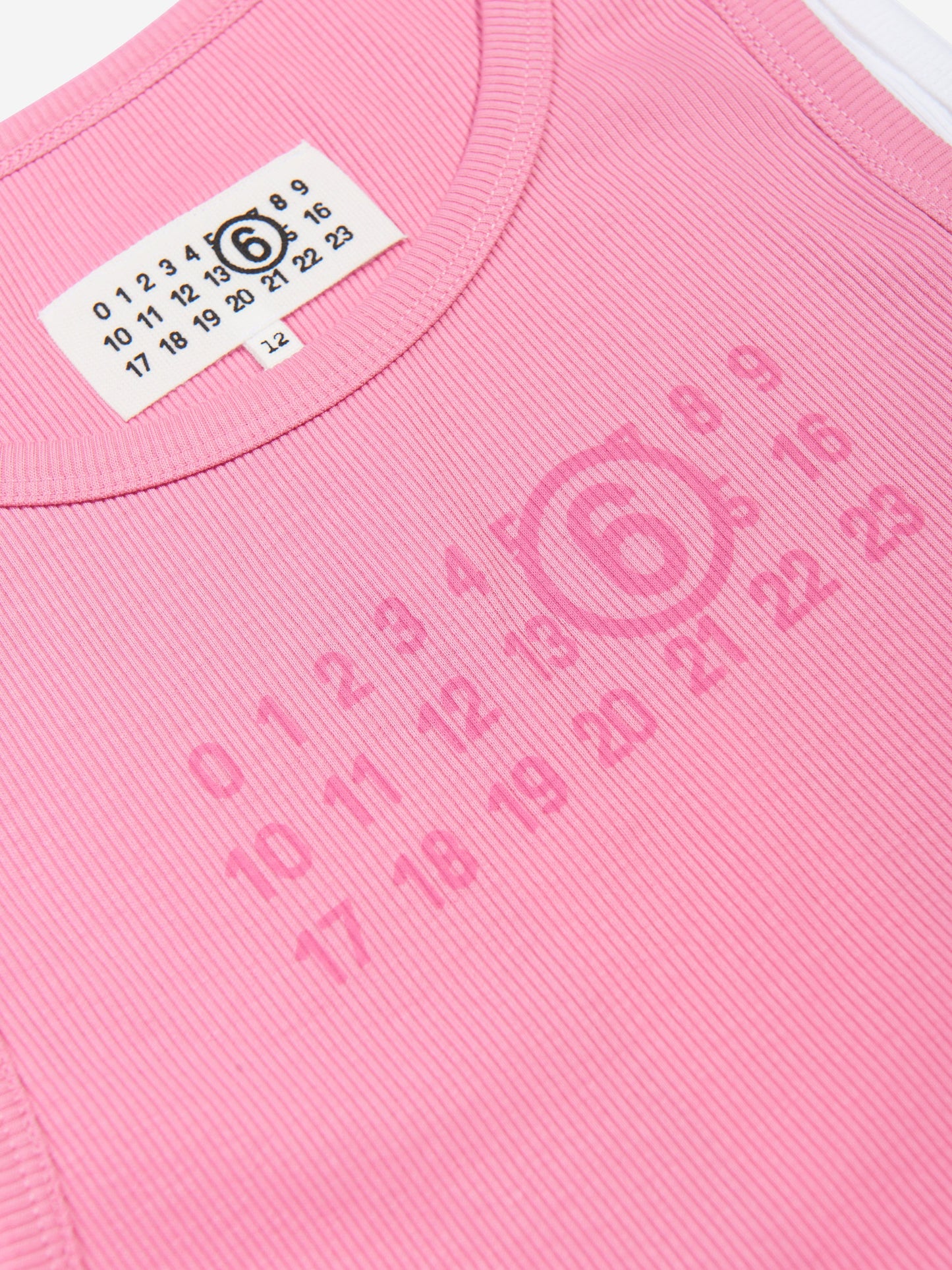 MM6 Maison Margiela 女童无袖针织连衣裙(粉色)