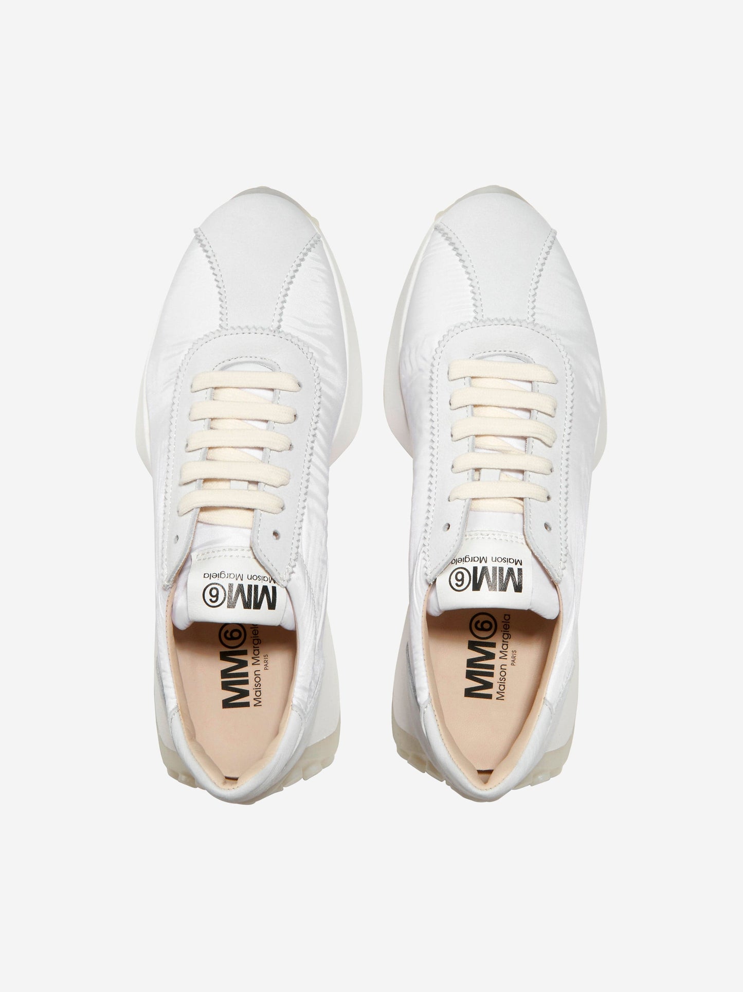 MM6 Maison Margiela 女童系带皮革运动鞋