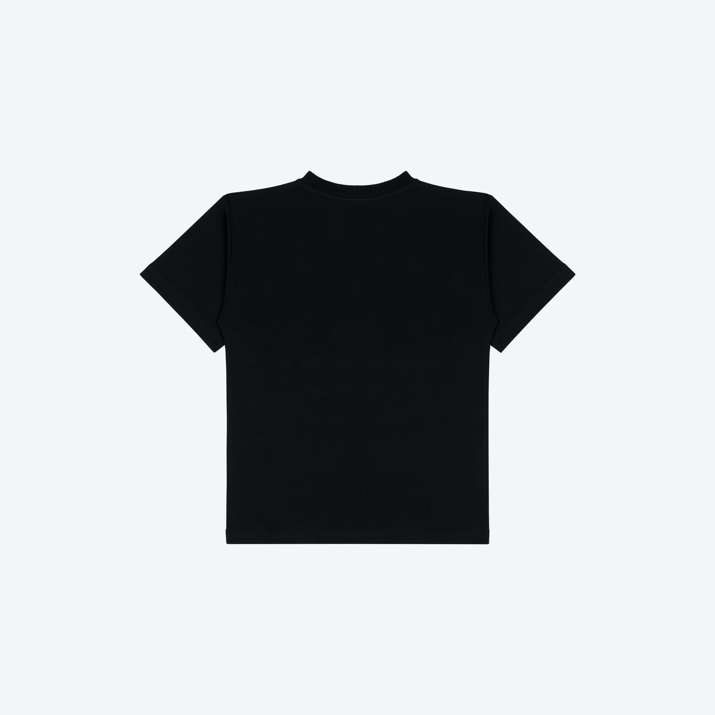女童黑色Logo棉T恤