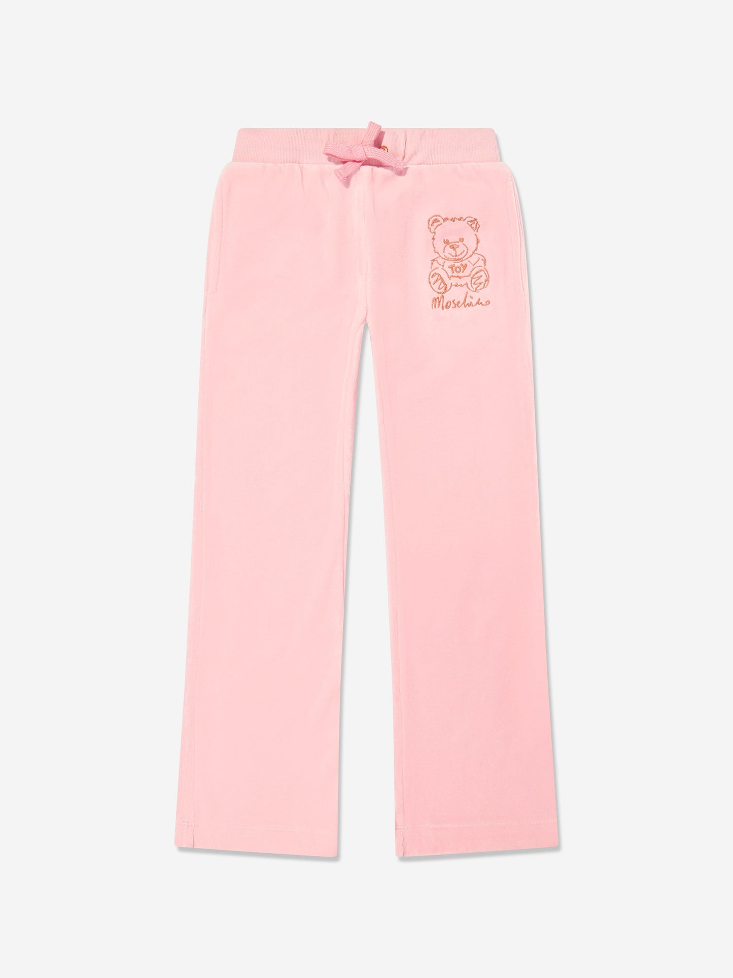 Moschino 女童泰迪熊徽标运动服(粉色)