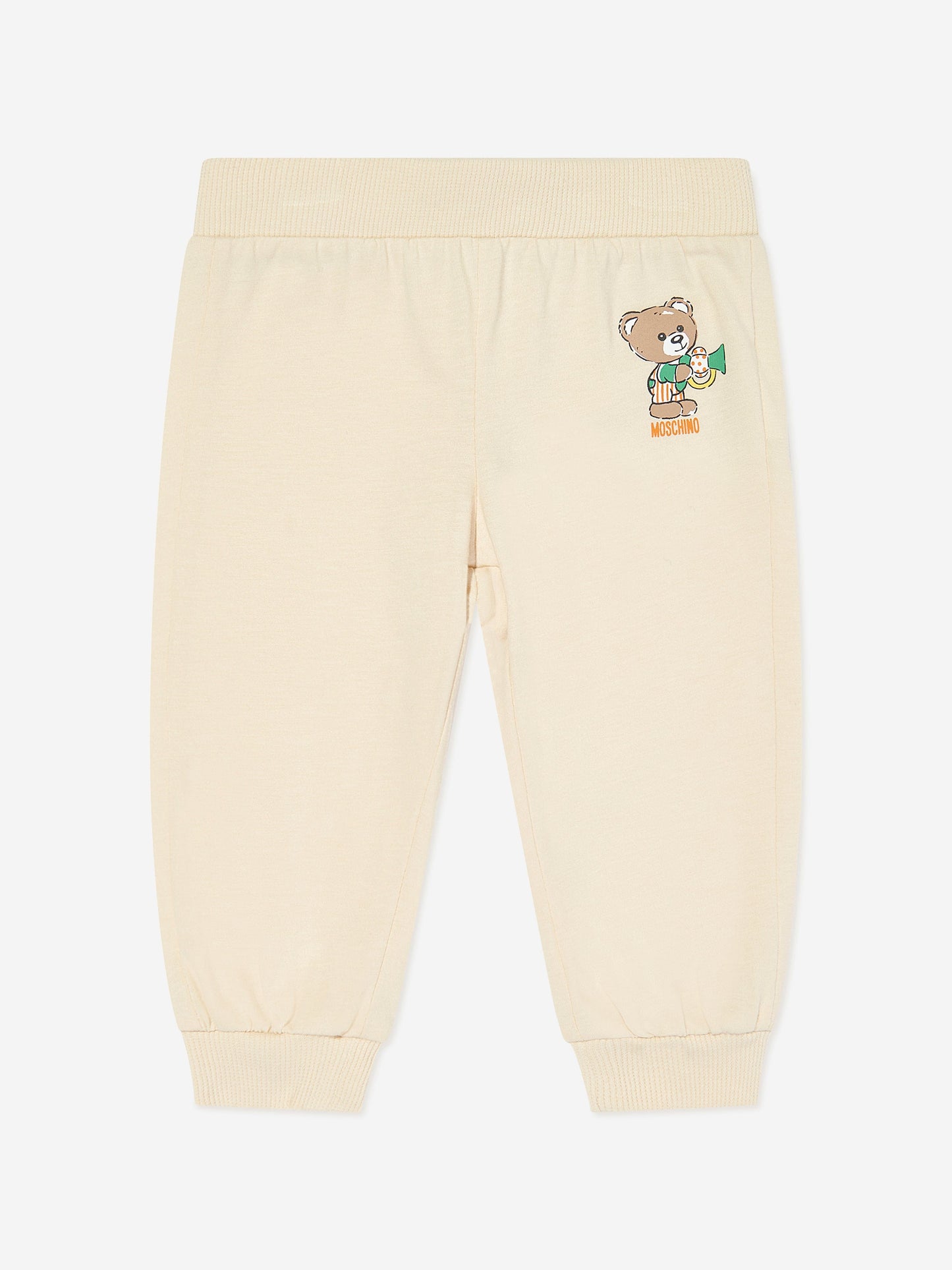 Moschino 象牙色小熊宝宝长裤套装