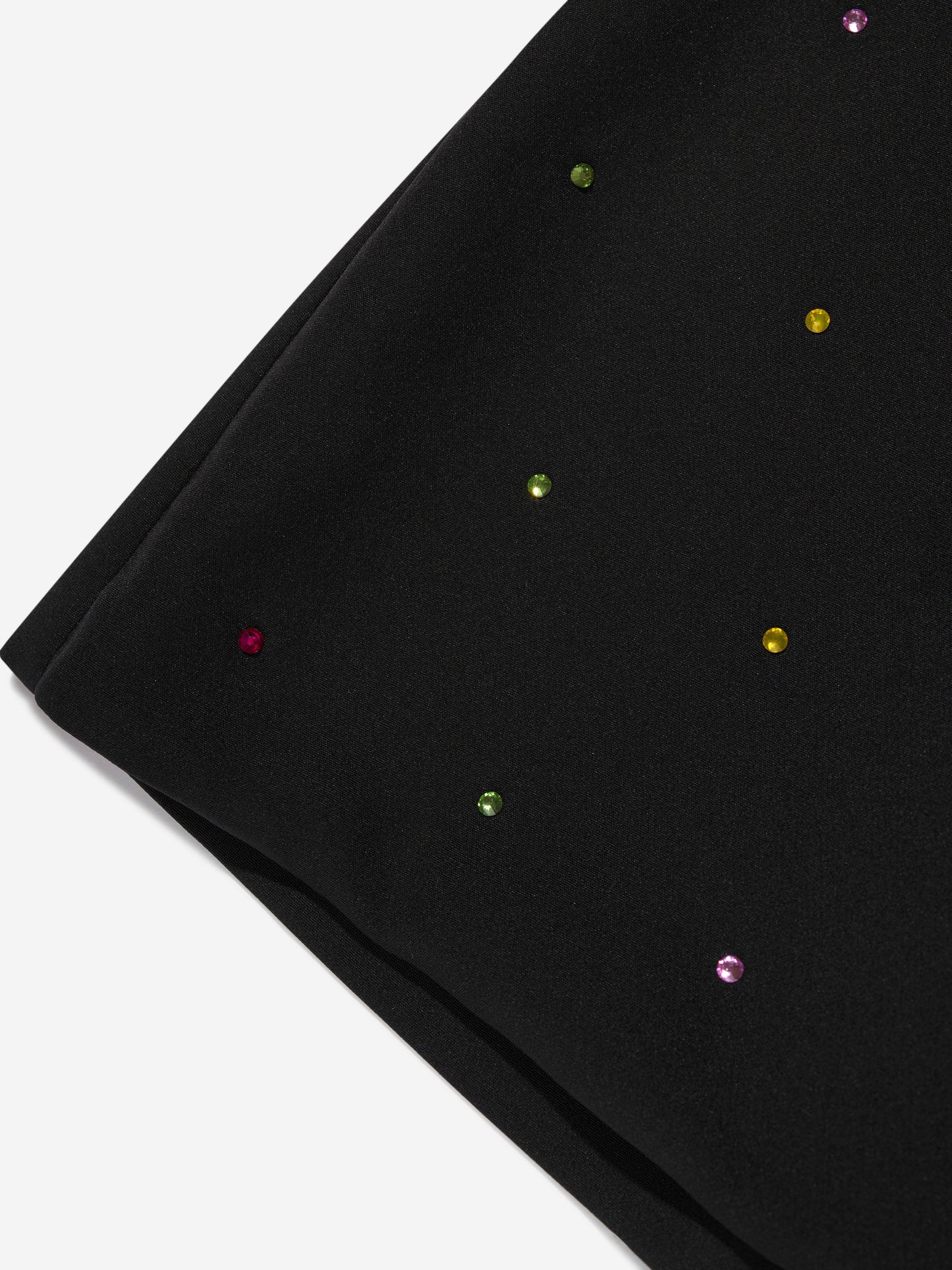MSGM 女童高科技面料短裙(黑色)