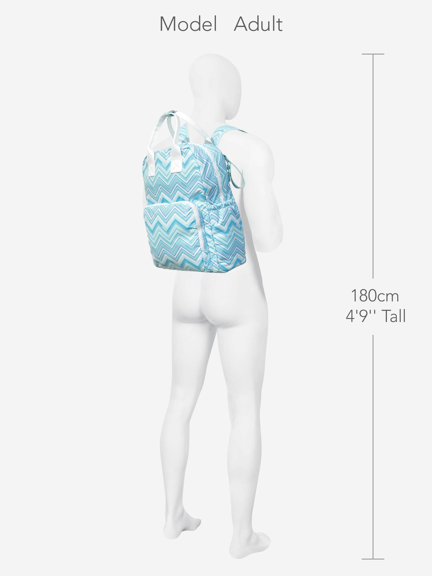Missoni 男婴之字形背包 尿布包(蓝色)