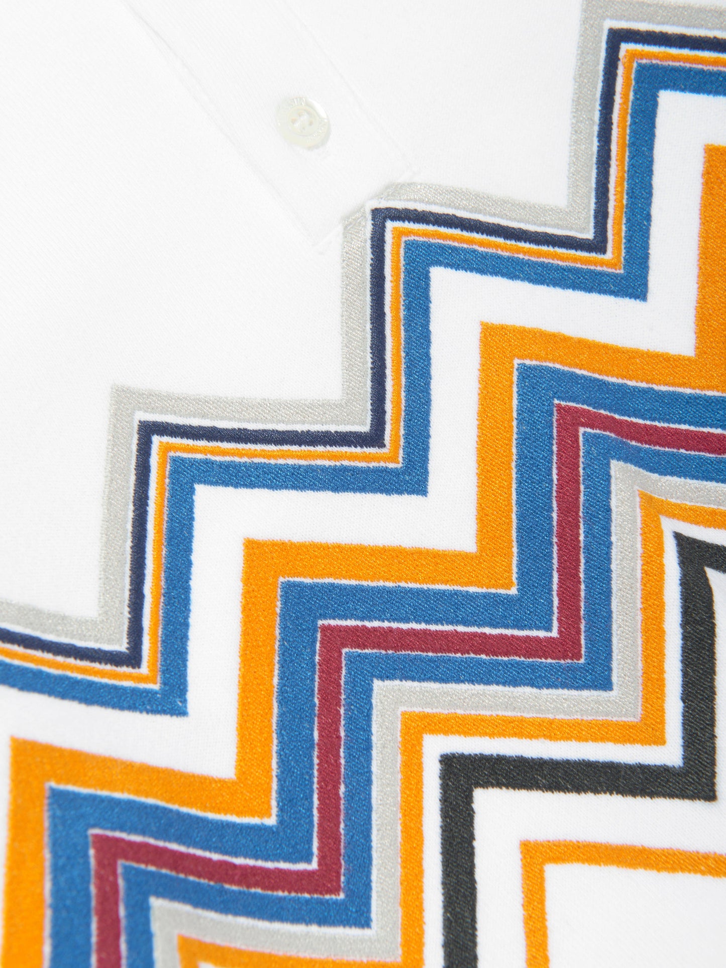 Missoni 男童白色锯齿形领口运动衫