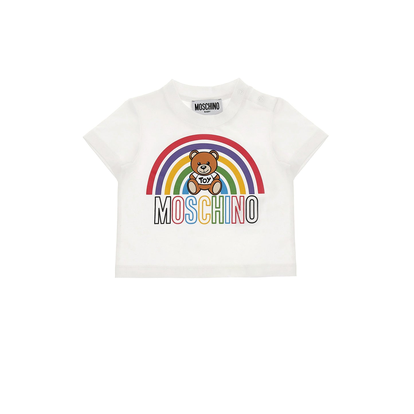 Baby Boys & Girls White Logo T-Shirt