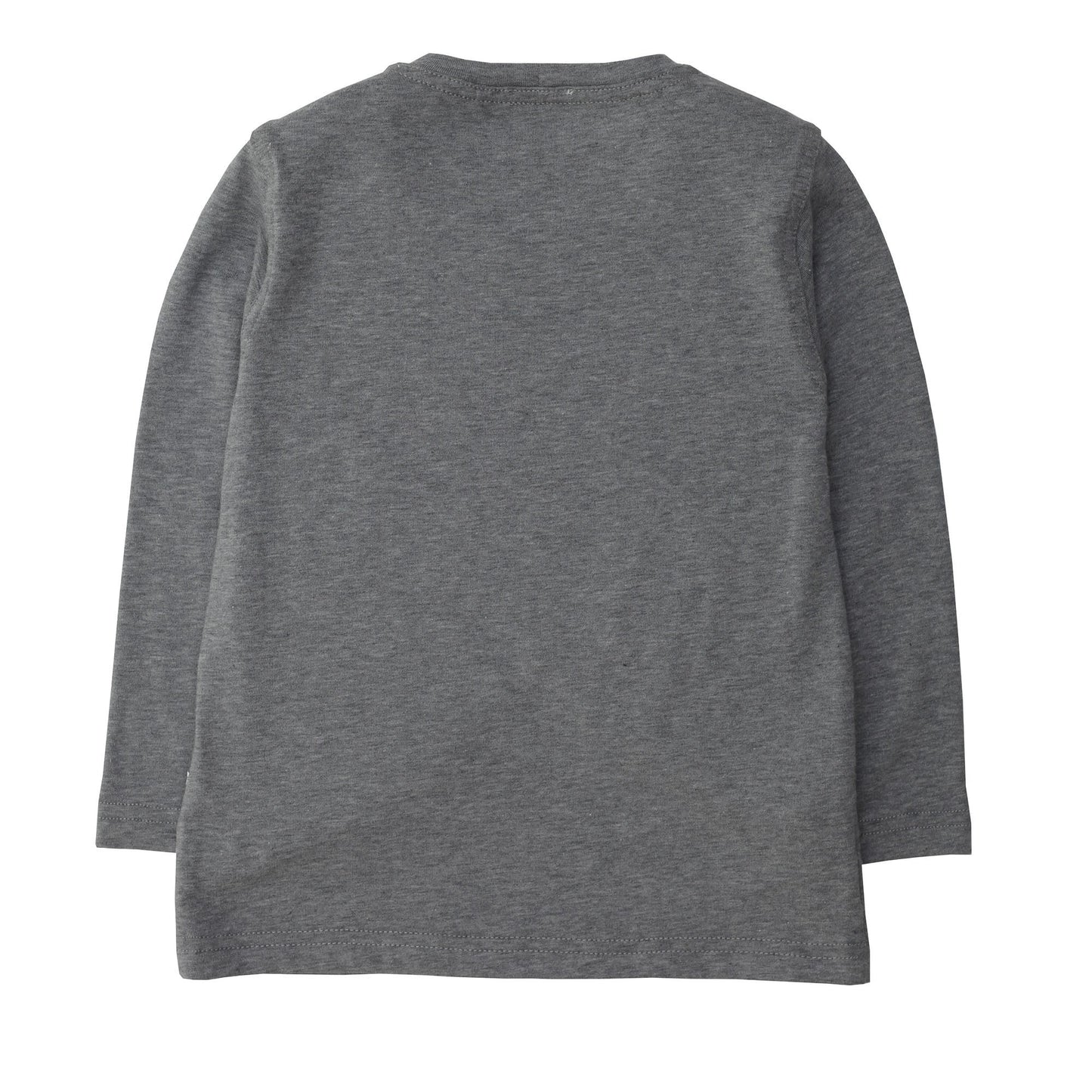 Boys Steel Grey Fancy Printed Cotton T-Shirt