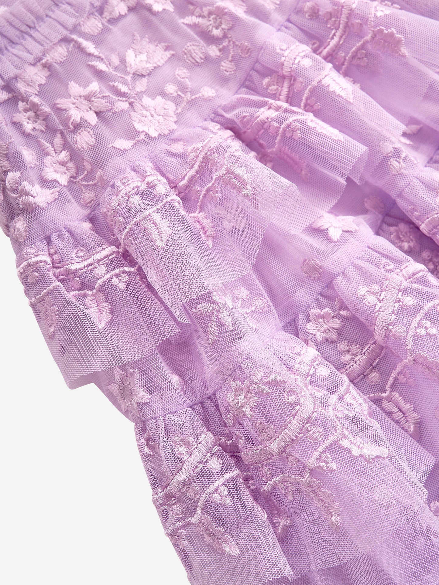 Needle & Thread 女童安吉丽卡紫色蕾丝连衣裙
