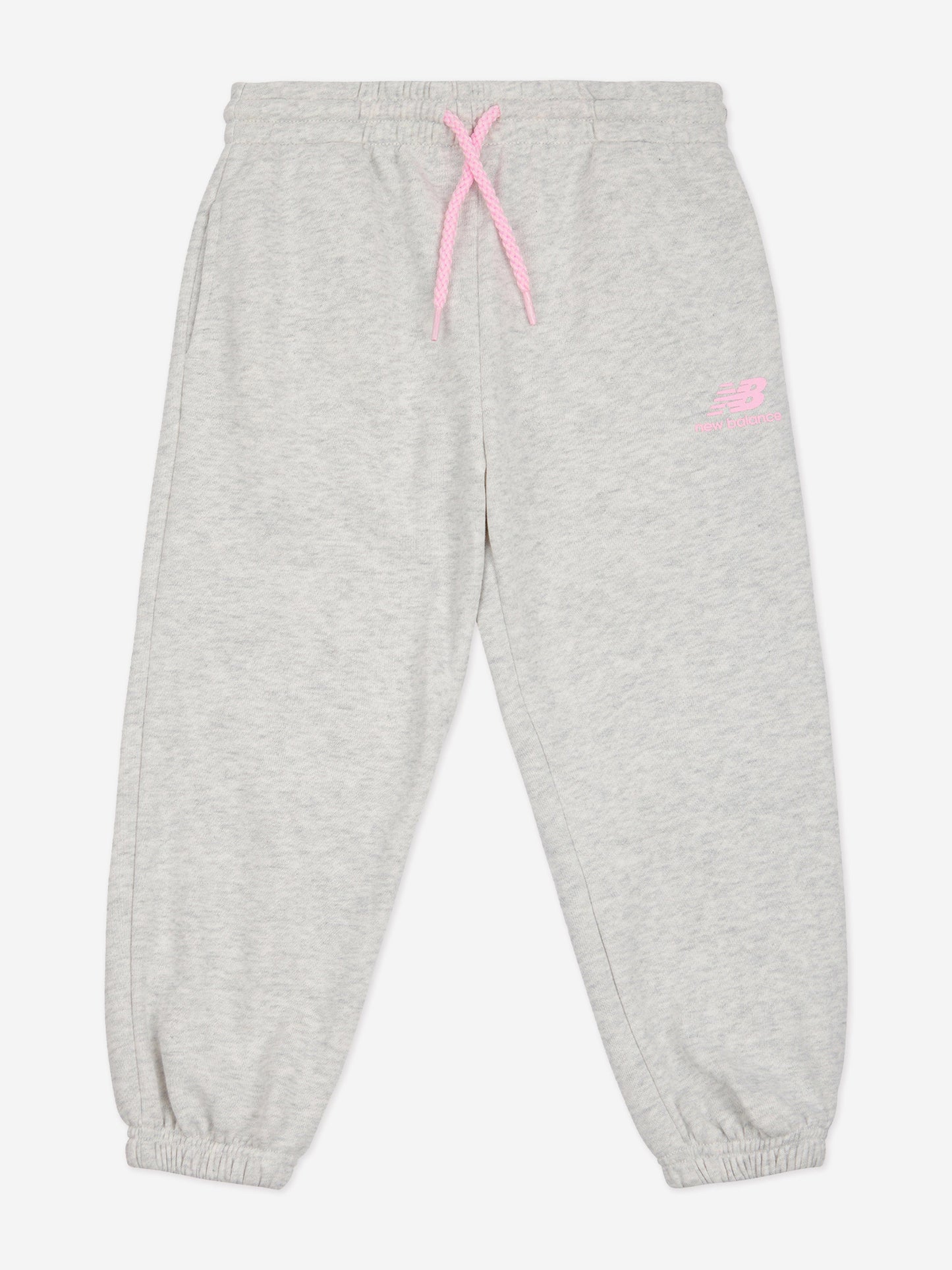 New Balance Girls Brush Back Raglan Tracksuit in Grey