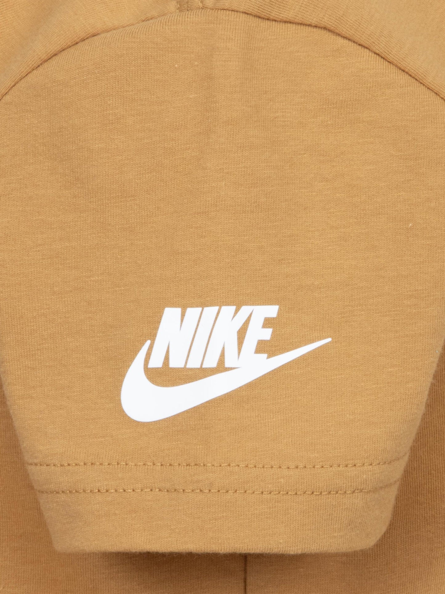 Nike Kids Club Seasonal Jersey T-Shirt in Beige