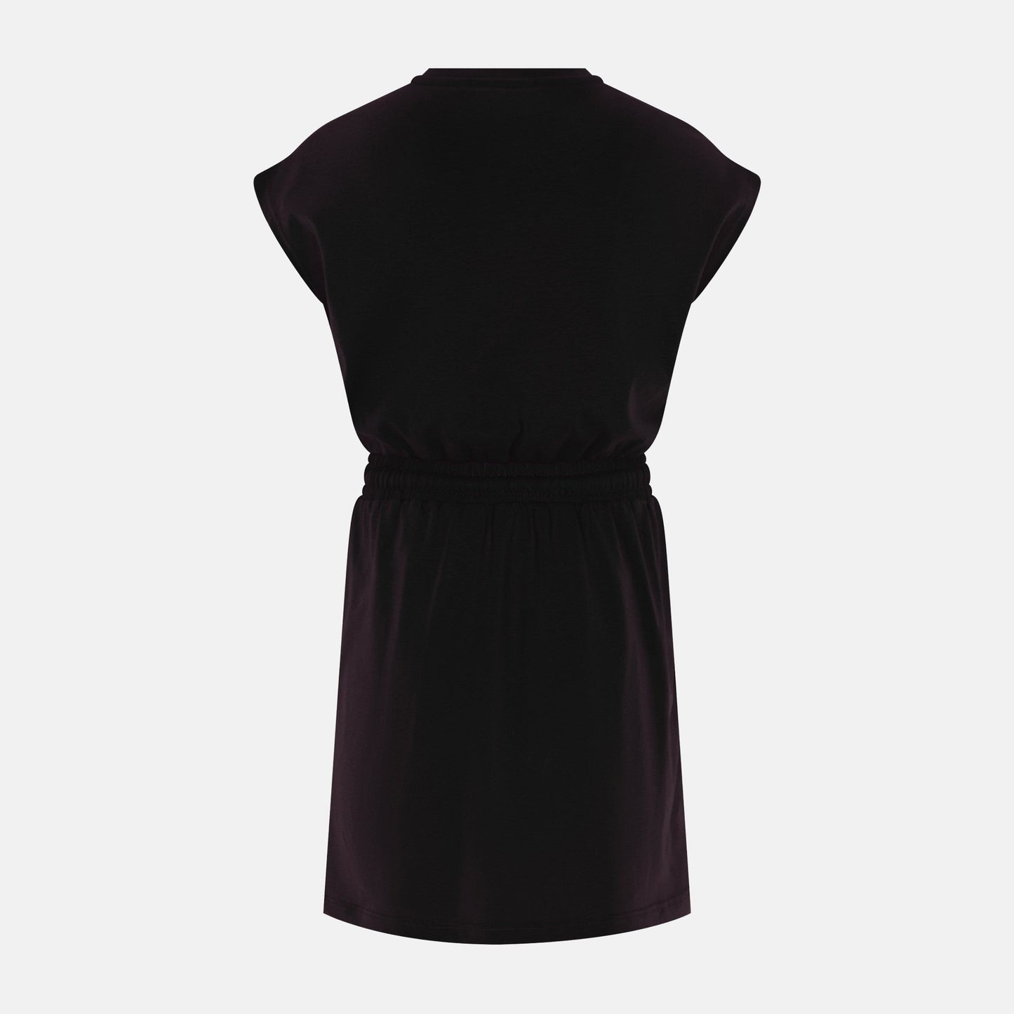 女童黑色Logo棉连衣裙