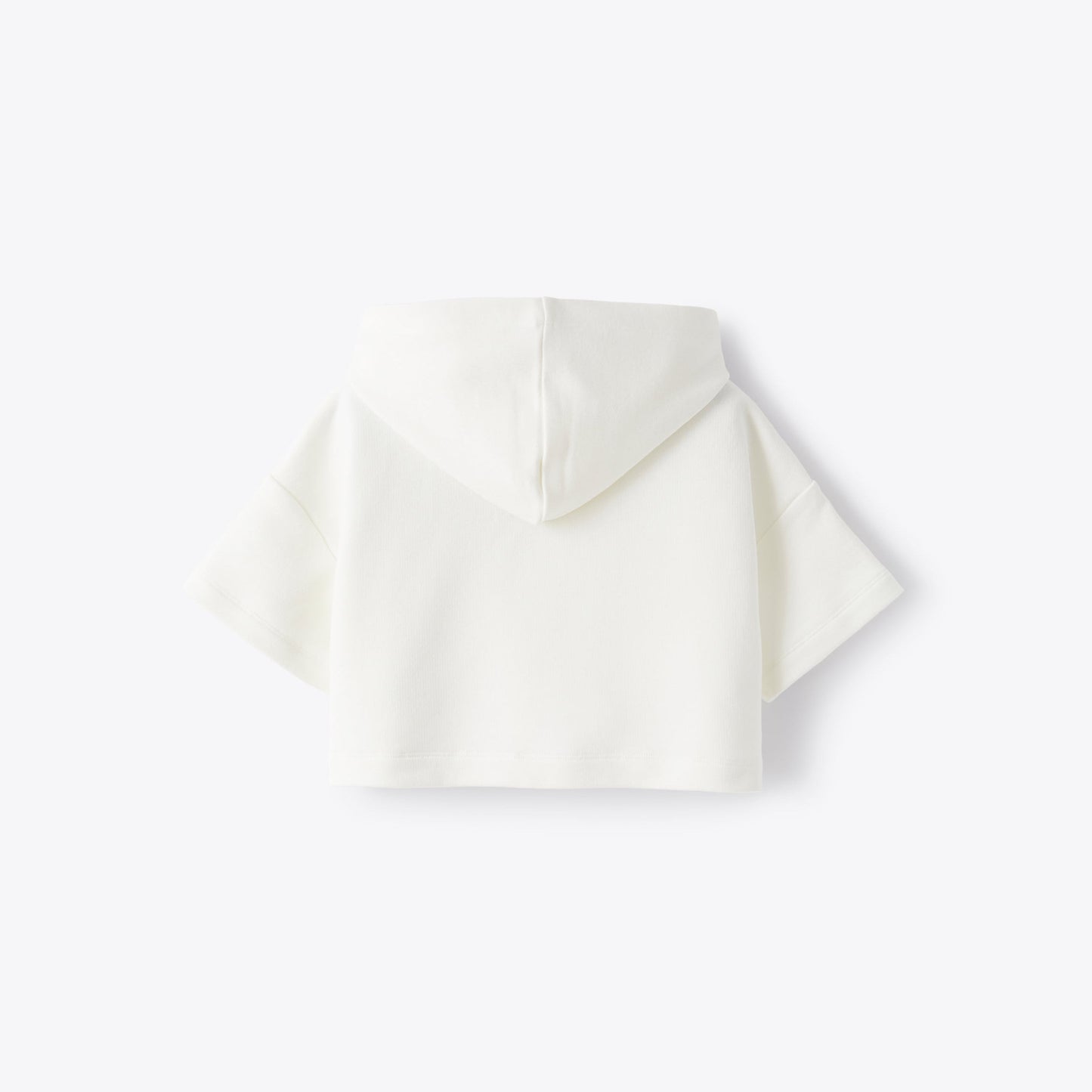 女童白色"IG"棉卫衣