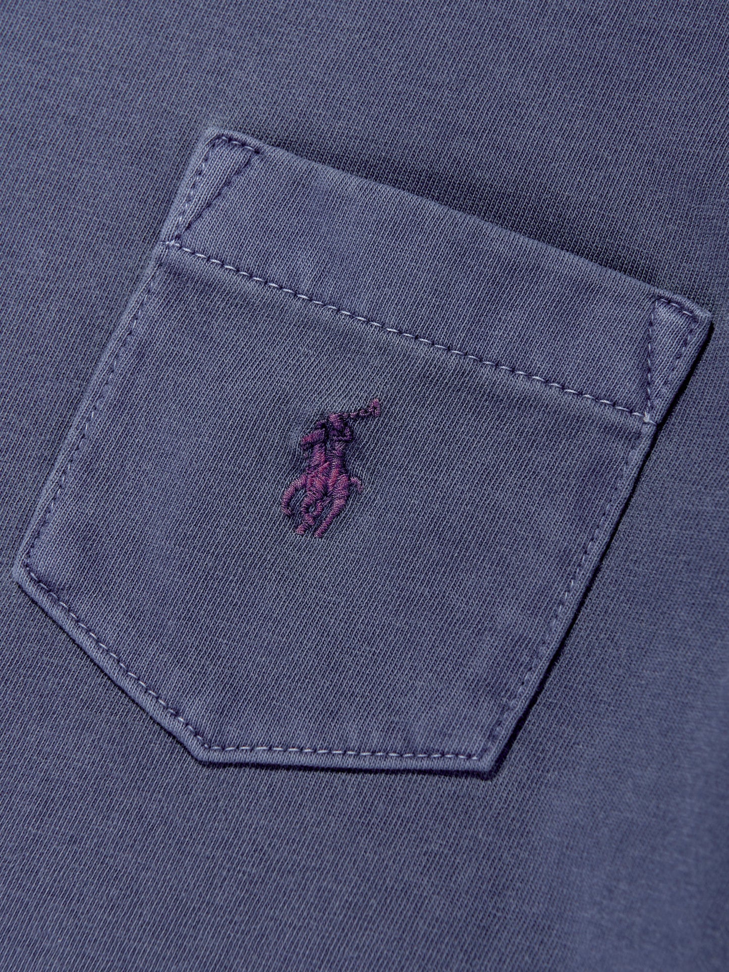 Ralph Lauren 男童蓝色口袋徽标 T 恤