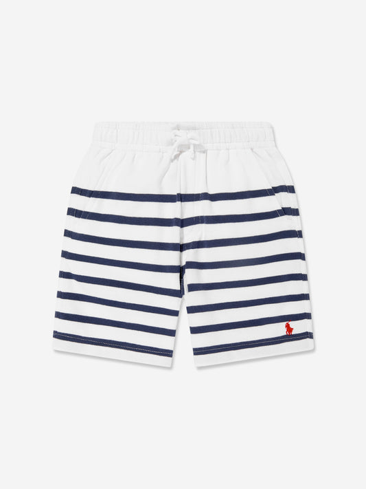 Ralph Lauren 男童白色条纹短裤