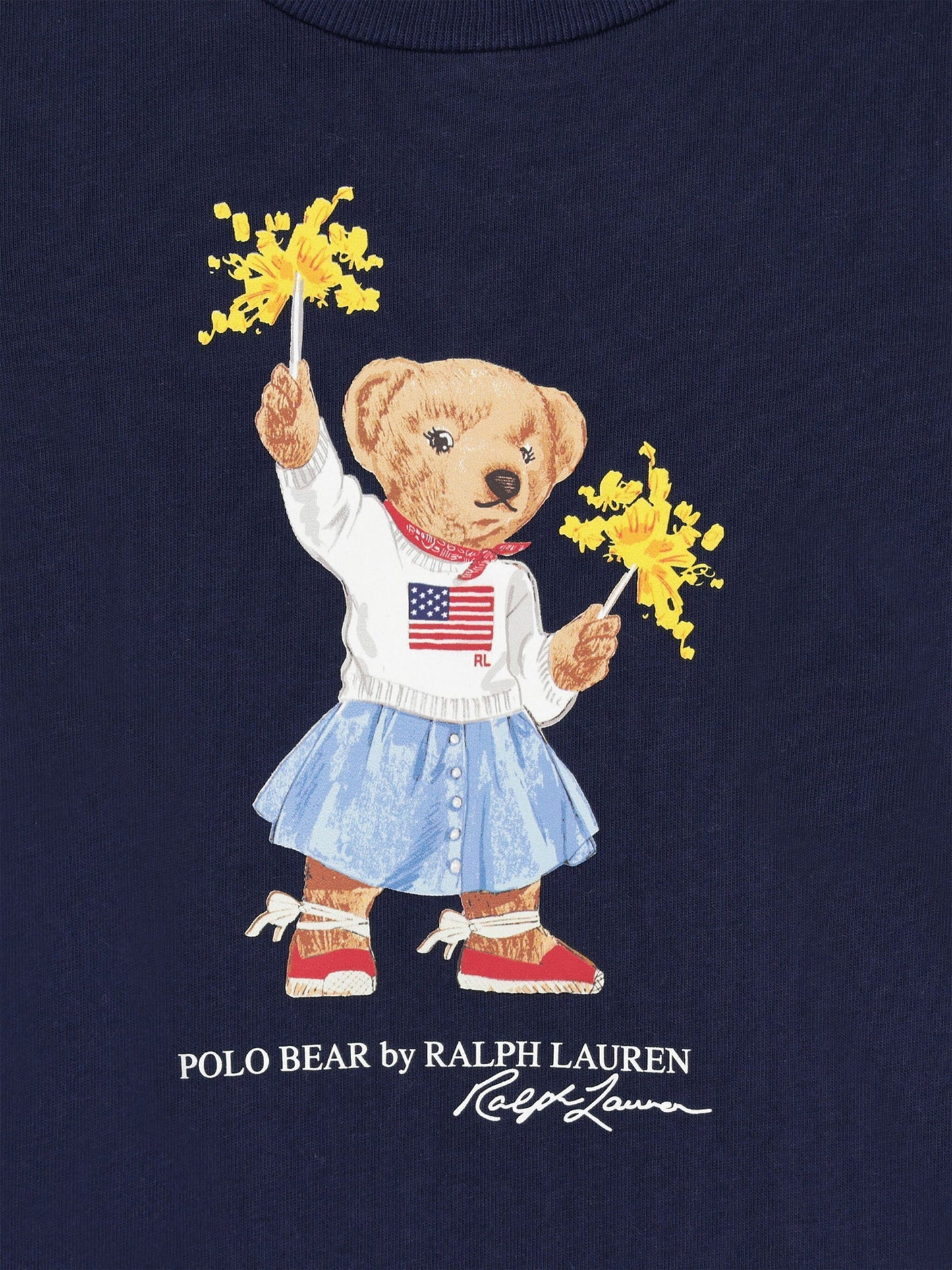 Ralph Lauren 女婴紧身裤套装(海军蓝)