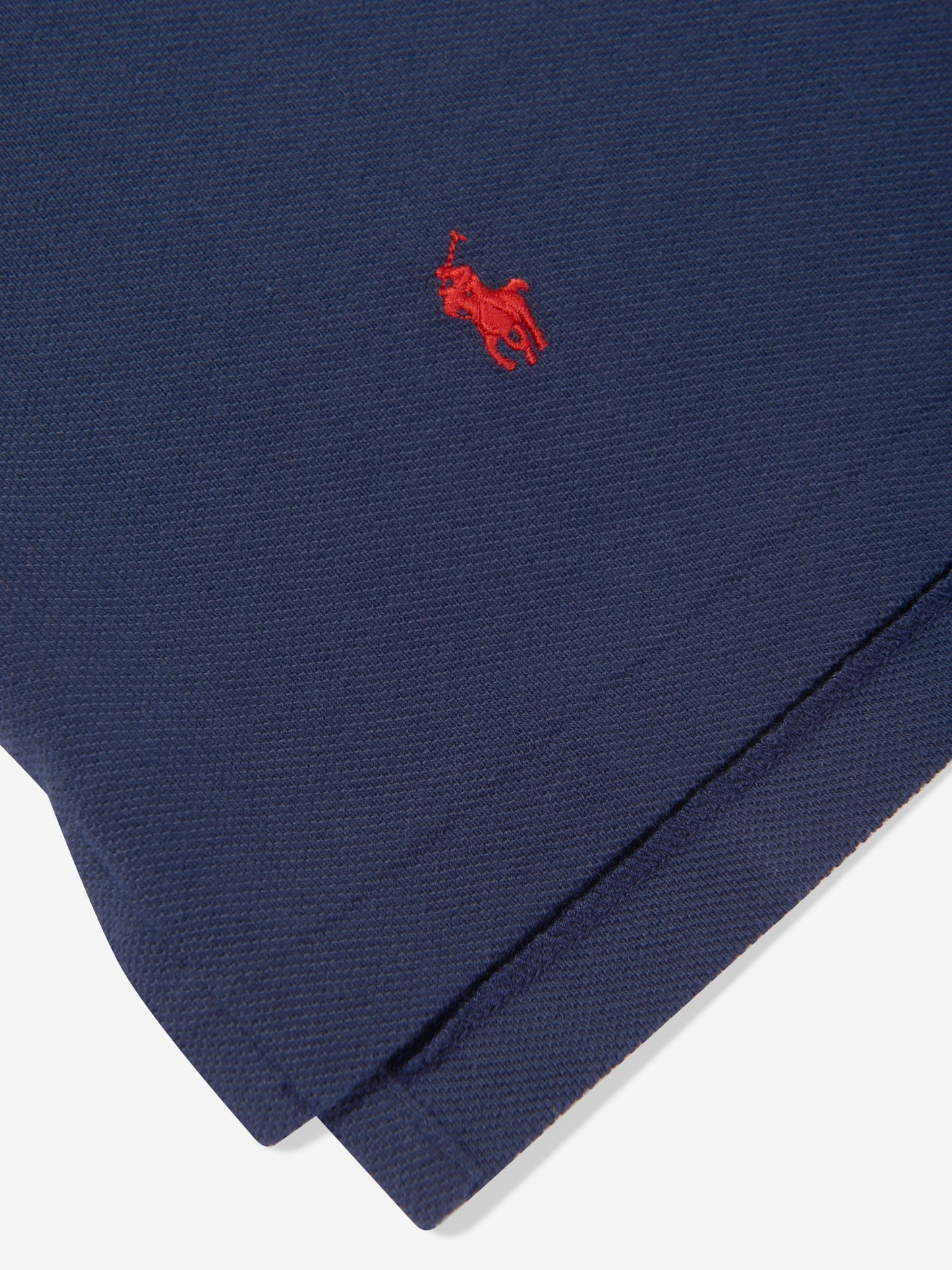 男童海军蓝徽标 Polo 衫