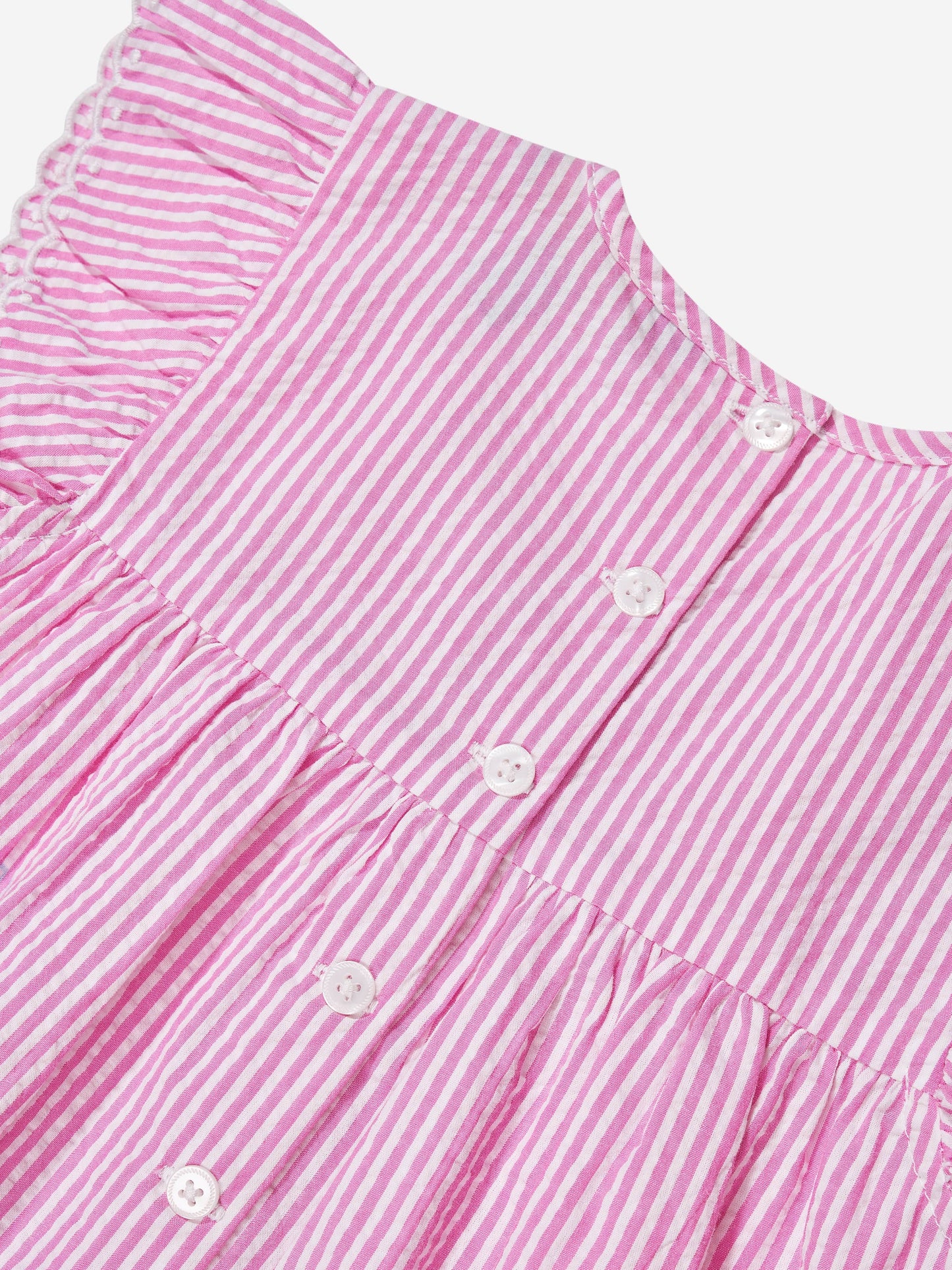 Ralph Lauren 女童粉色条纹衬衫