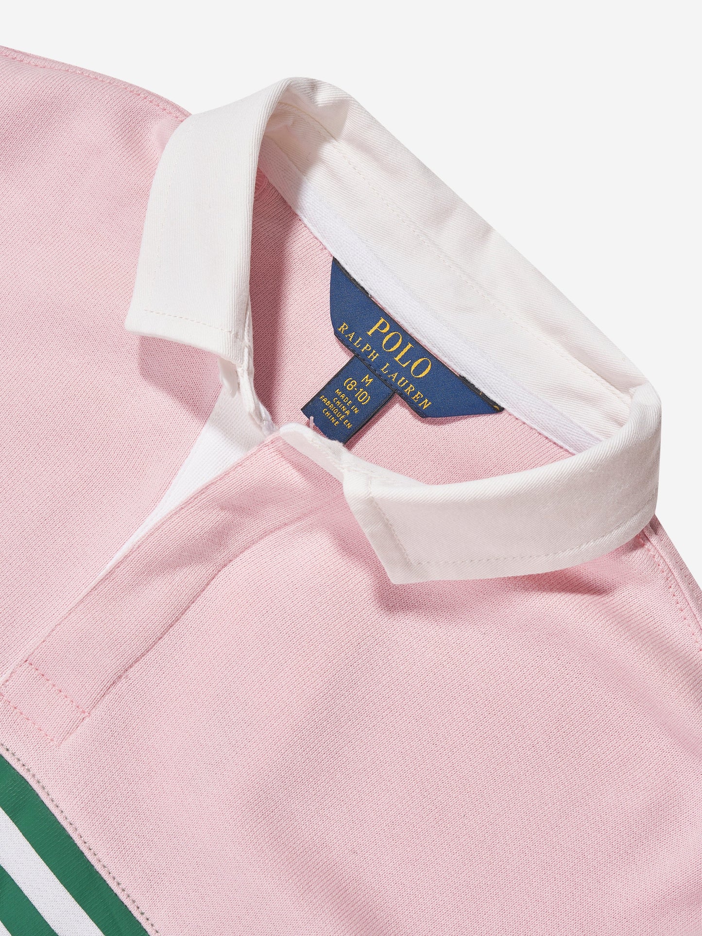 Ralph Lauren 女童橄榄球羊毛衫(粉色)