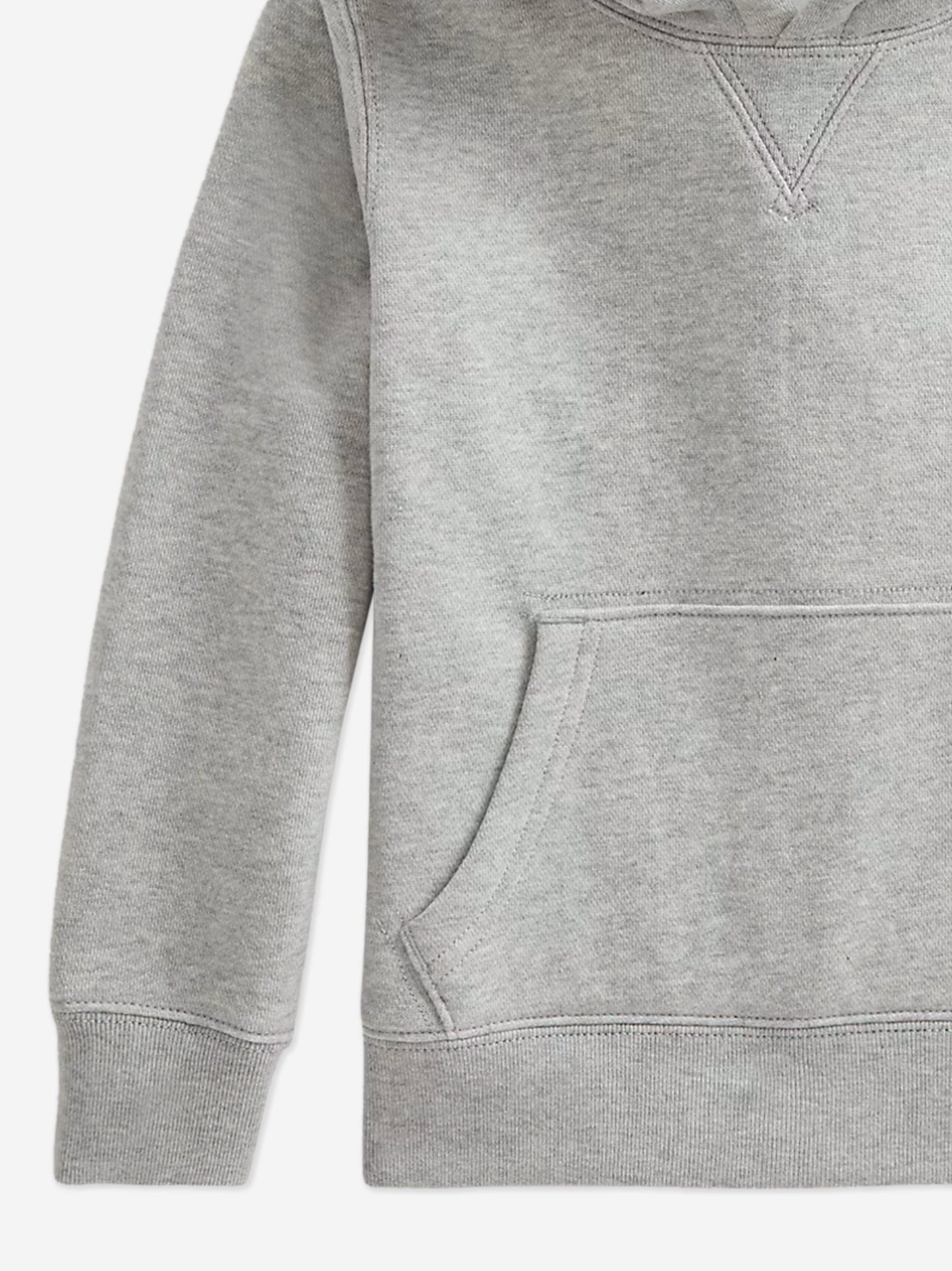 Boys Logo Hoodie in Grey