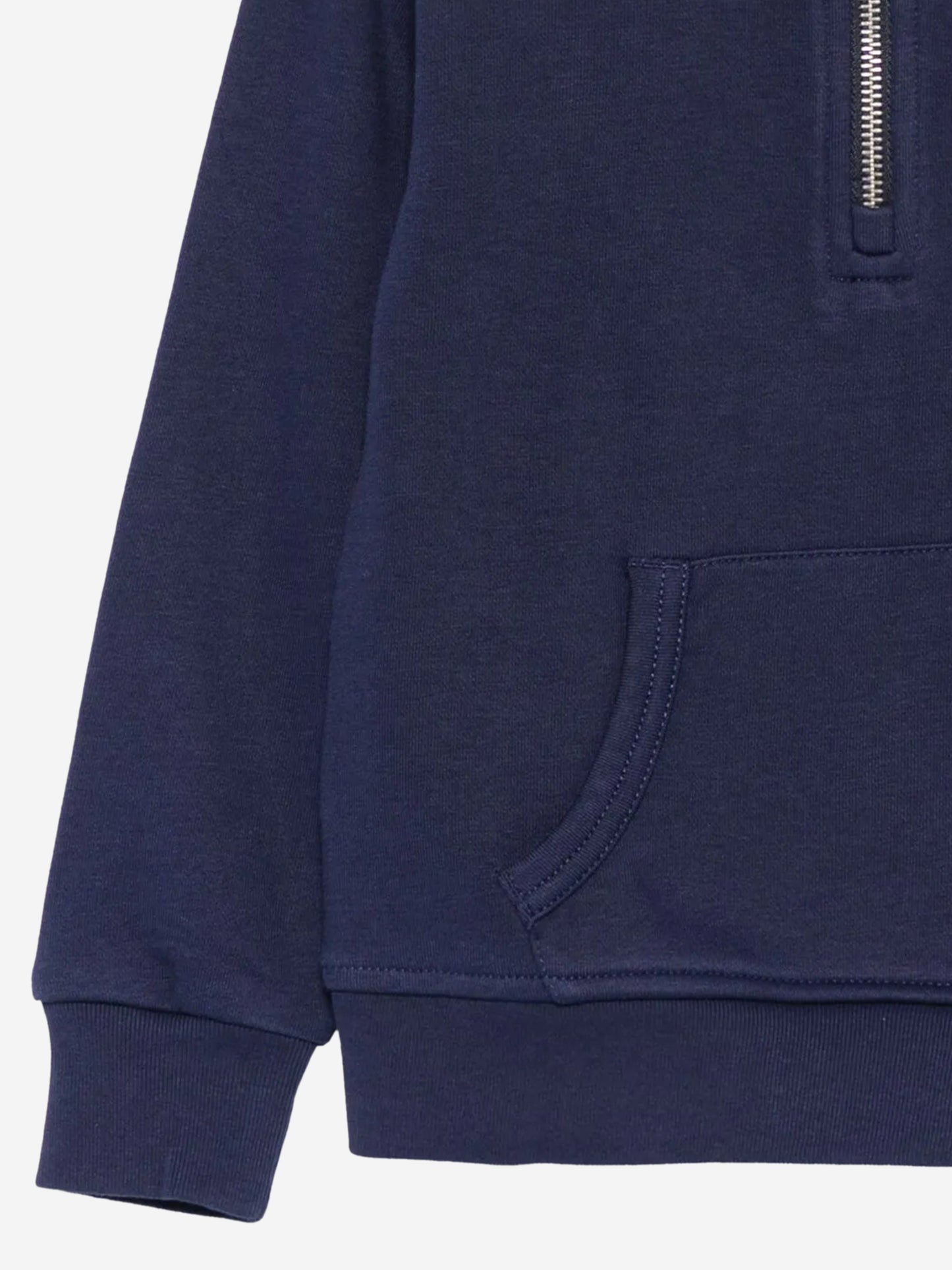 Boys Half Zip Sweatshirt in Navy