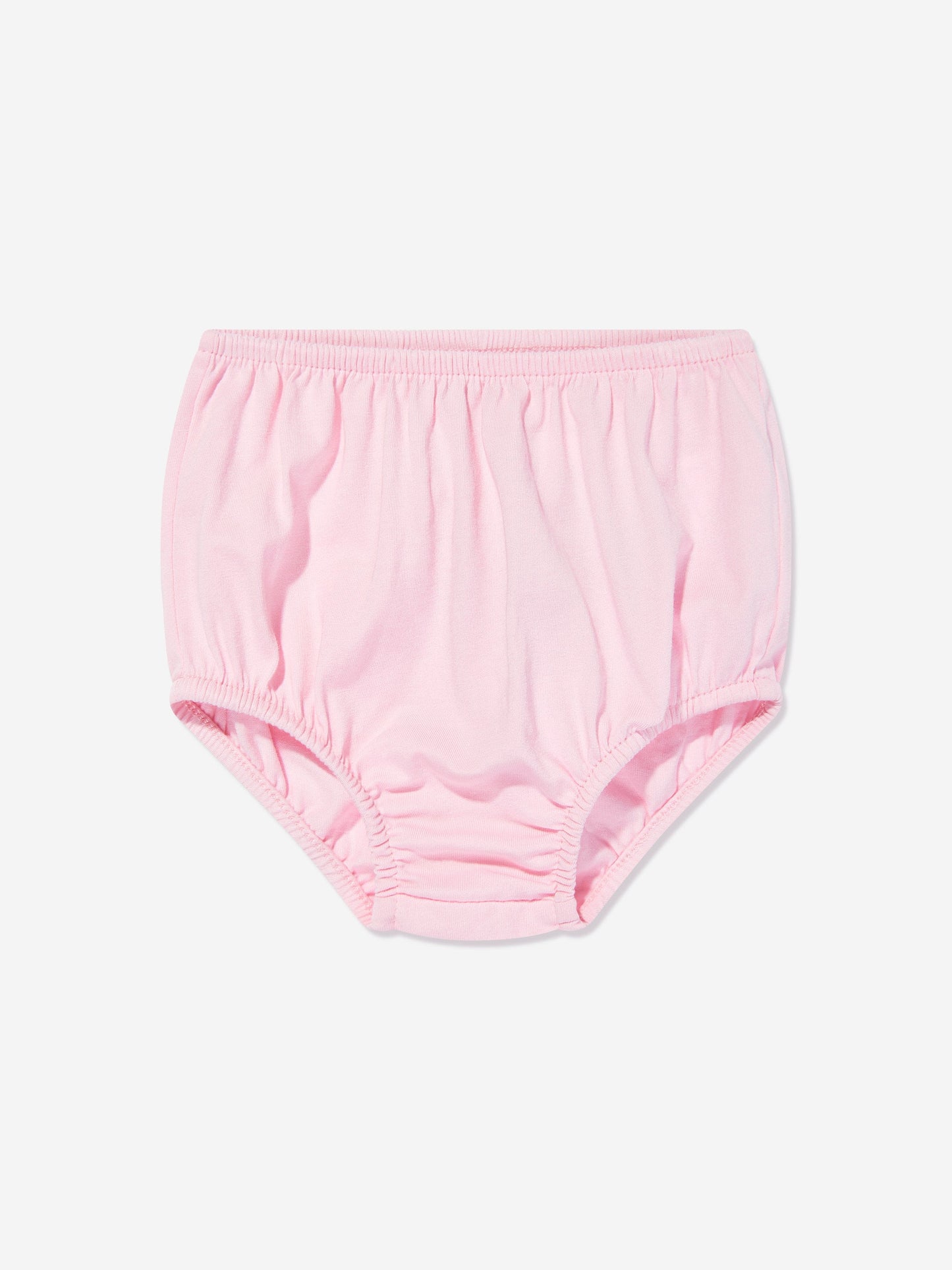 Baby Girls Ruffle Polo Dress With Bloomers in Pink