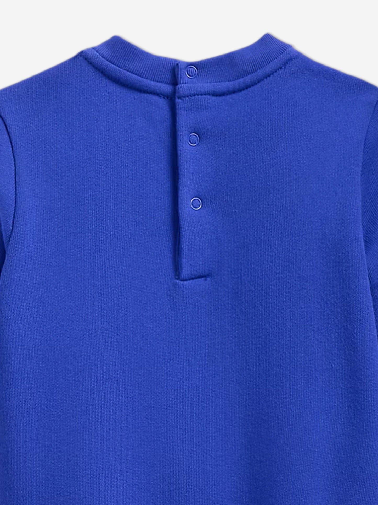 Baby Boys Polo Bear Fleece Coverall in Blue