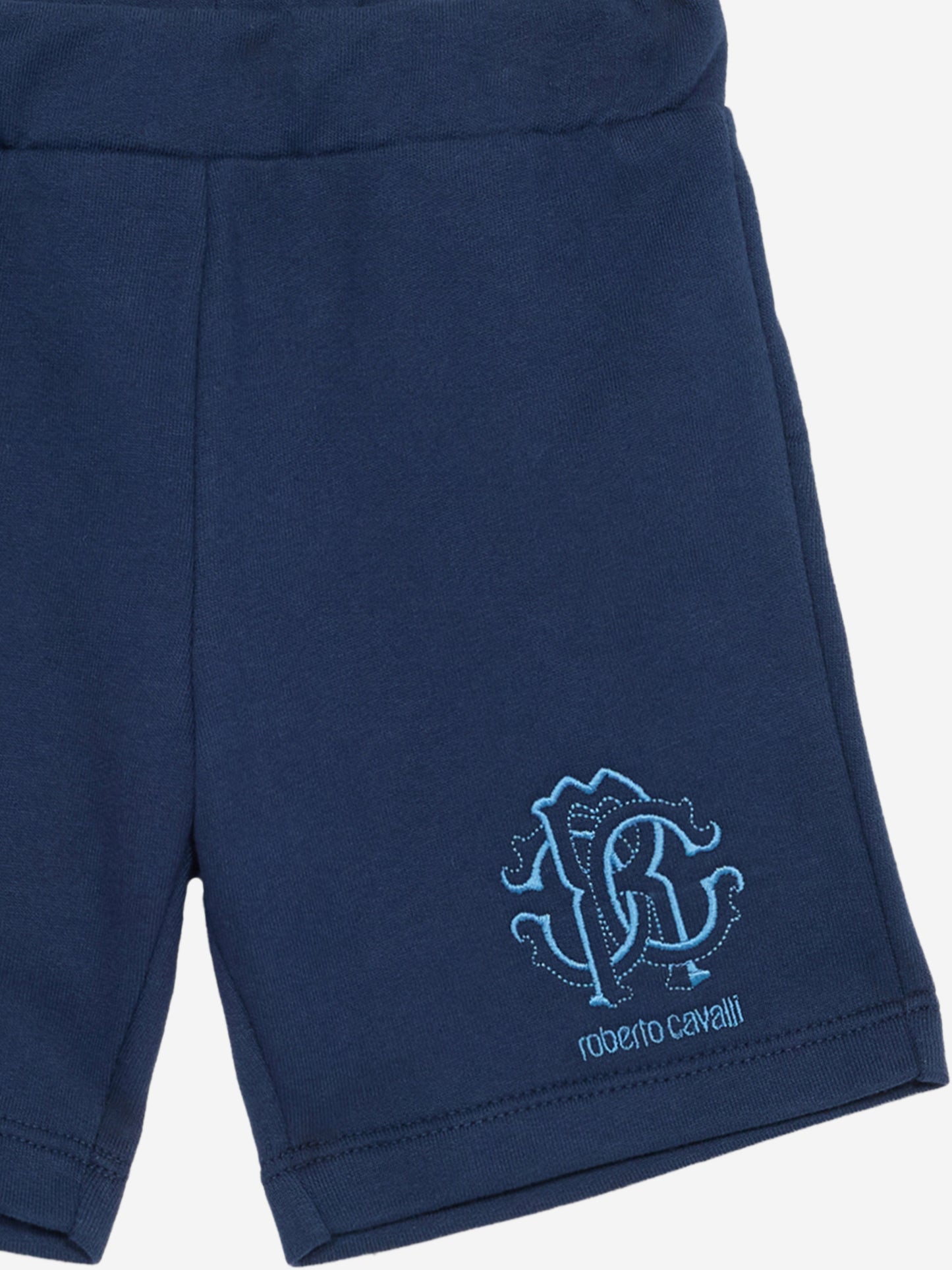 Baby Boys Logo Bermuda Shorts in Navy