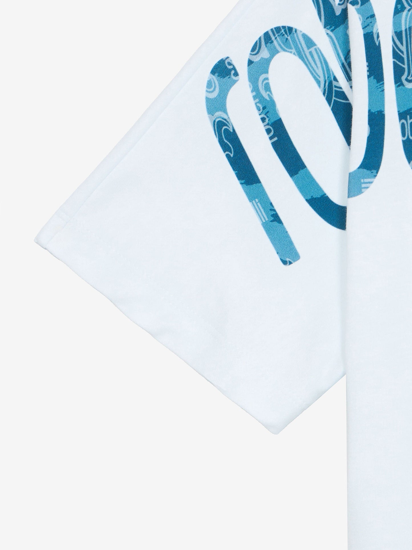 Boys Logo Print T-Shirt in White