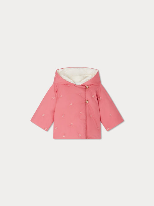 女婴粉色棉服