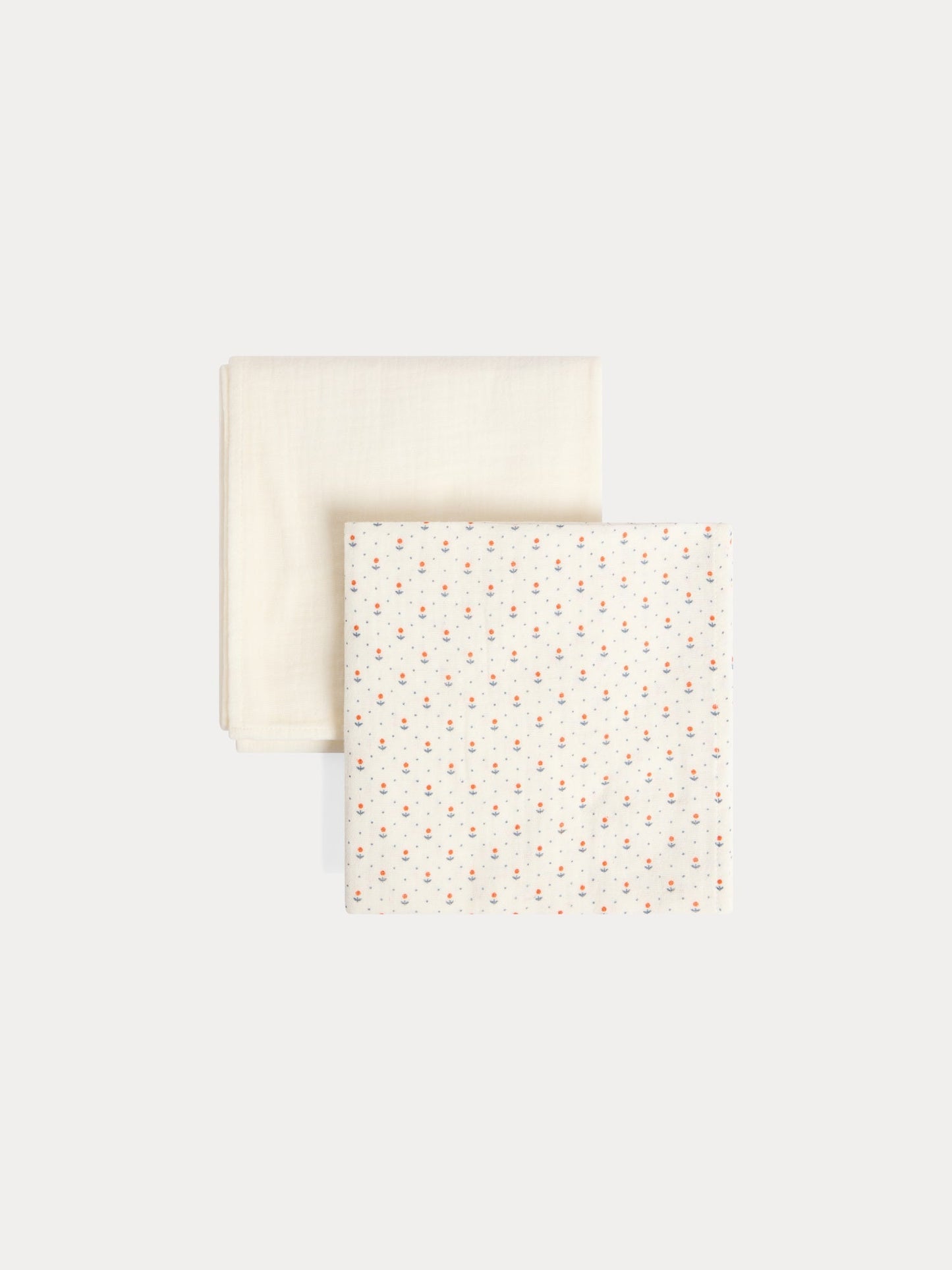 Lange Doudou à imprimé tulipes orange