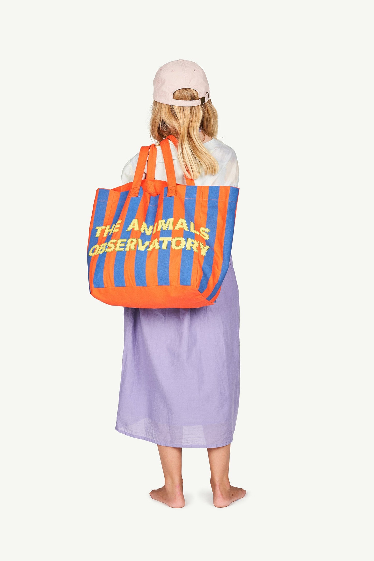 女童紫色Logo棉连衣裙