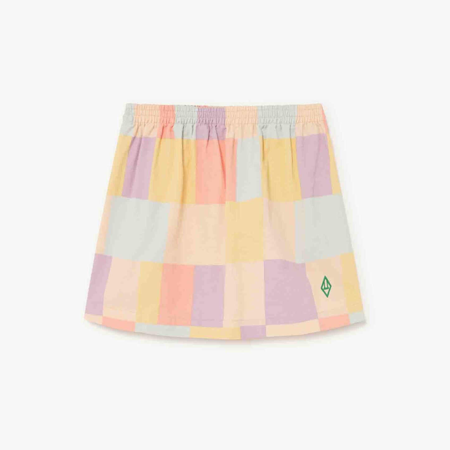 女童彩色Logo短裙