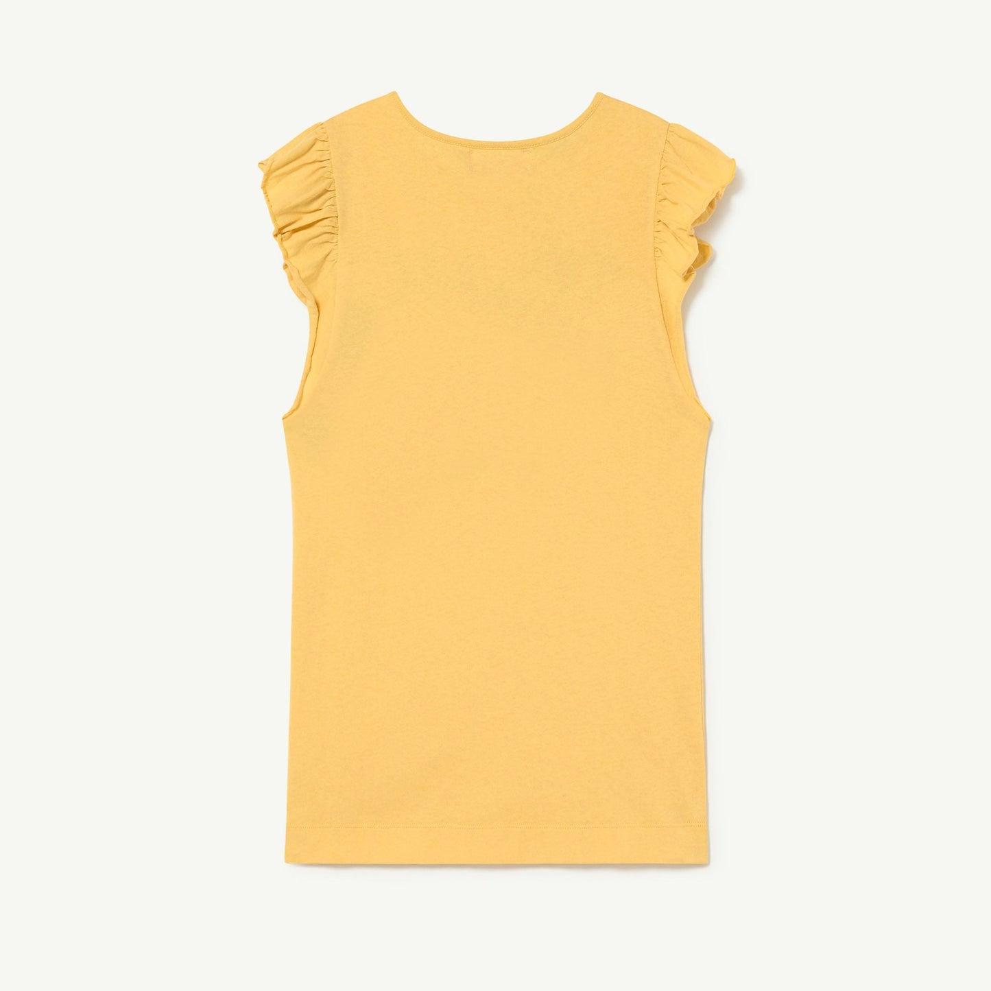 女童黄色Logo棉连衣裙