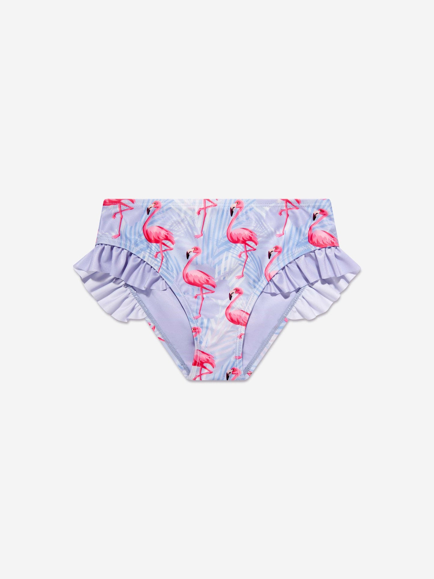 Soli Swim 女童火烈鸟防晒衣和短裤(UPF50+)紫色