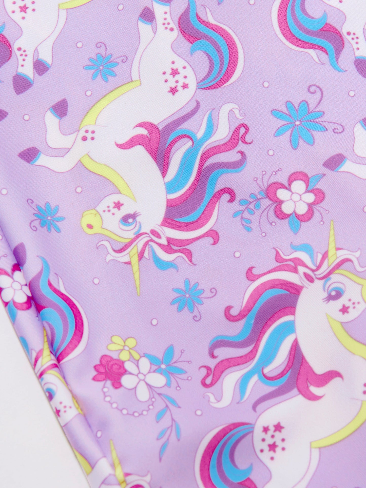 Soli Swim 女婴独角兽防晒泳衣 (UPF50+) 紫色