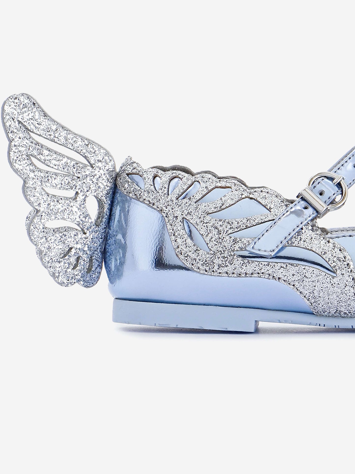 Sophia Webster Girls Heavenly Flat in Blue