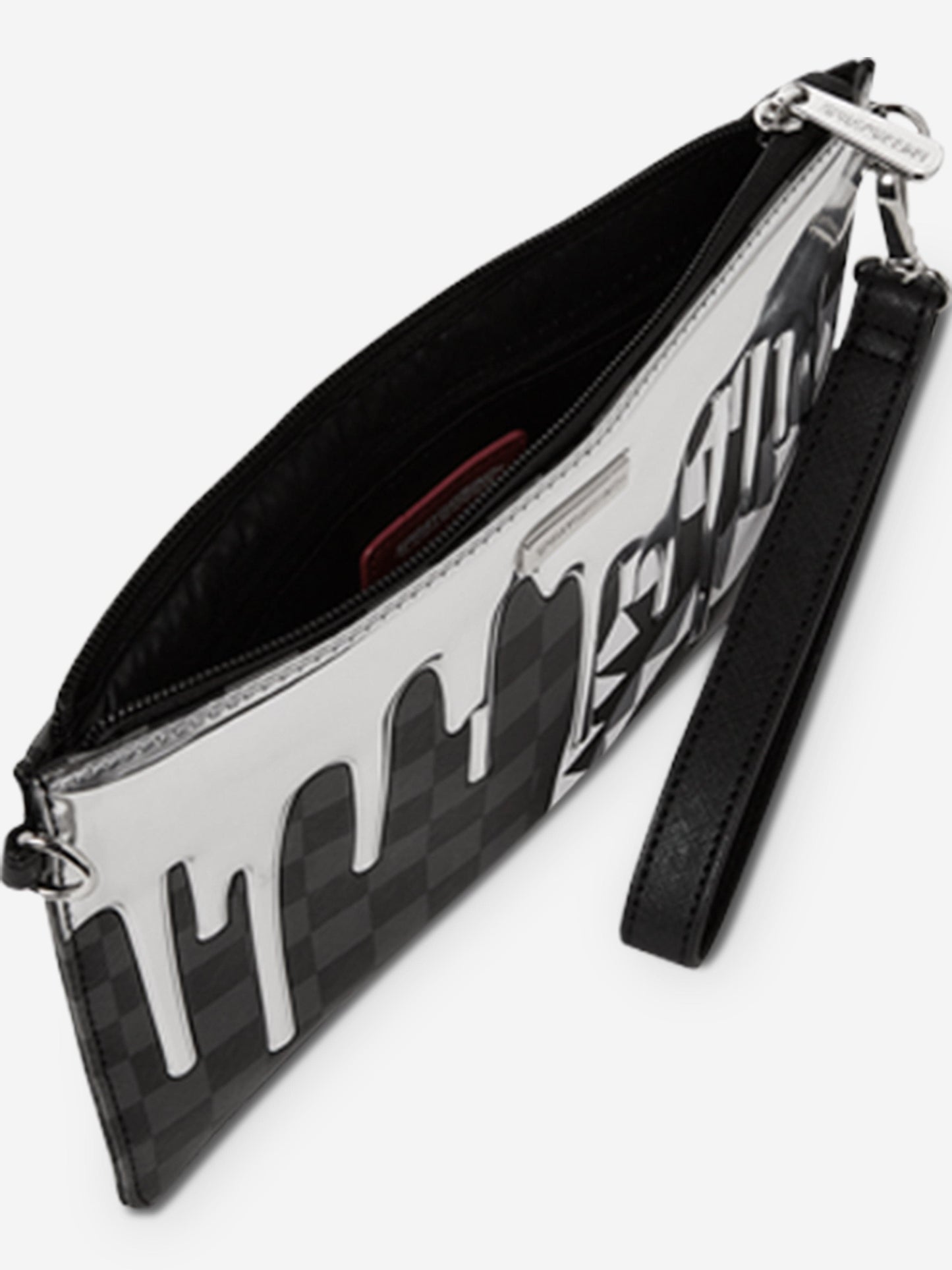 Sprayground Kids Metallic Drips Pouchette in Black (25.4 cm)