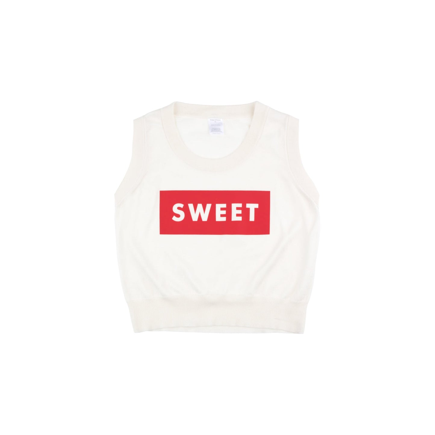 Boys & Girls White Cotton T-shirt