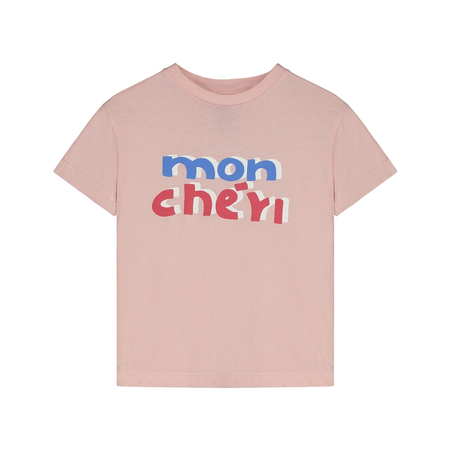 儿童粉色Logo棉T恤