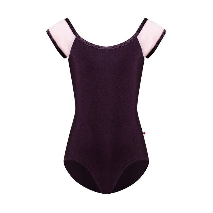 女童深紫色"WENDY/N-Eggplant/N-Rose/CV-Eggplant"芭蕾舞连体衣