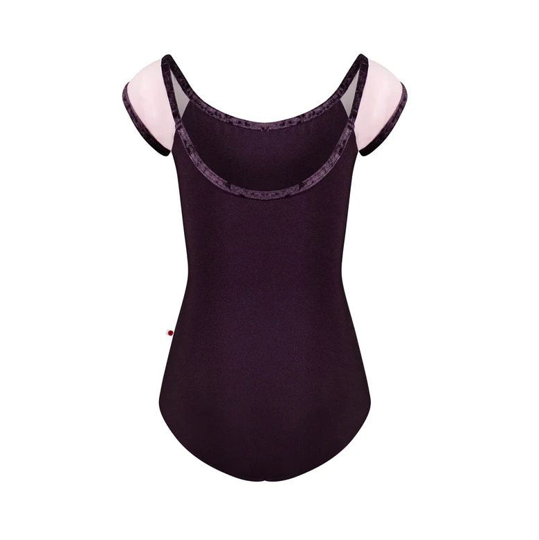 女童深紫色"WENDY/N-Eggplant/N-Rose/CV-Eggplant"芭蕾舞连体衣
