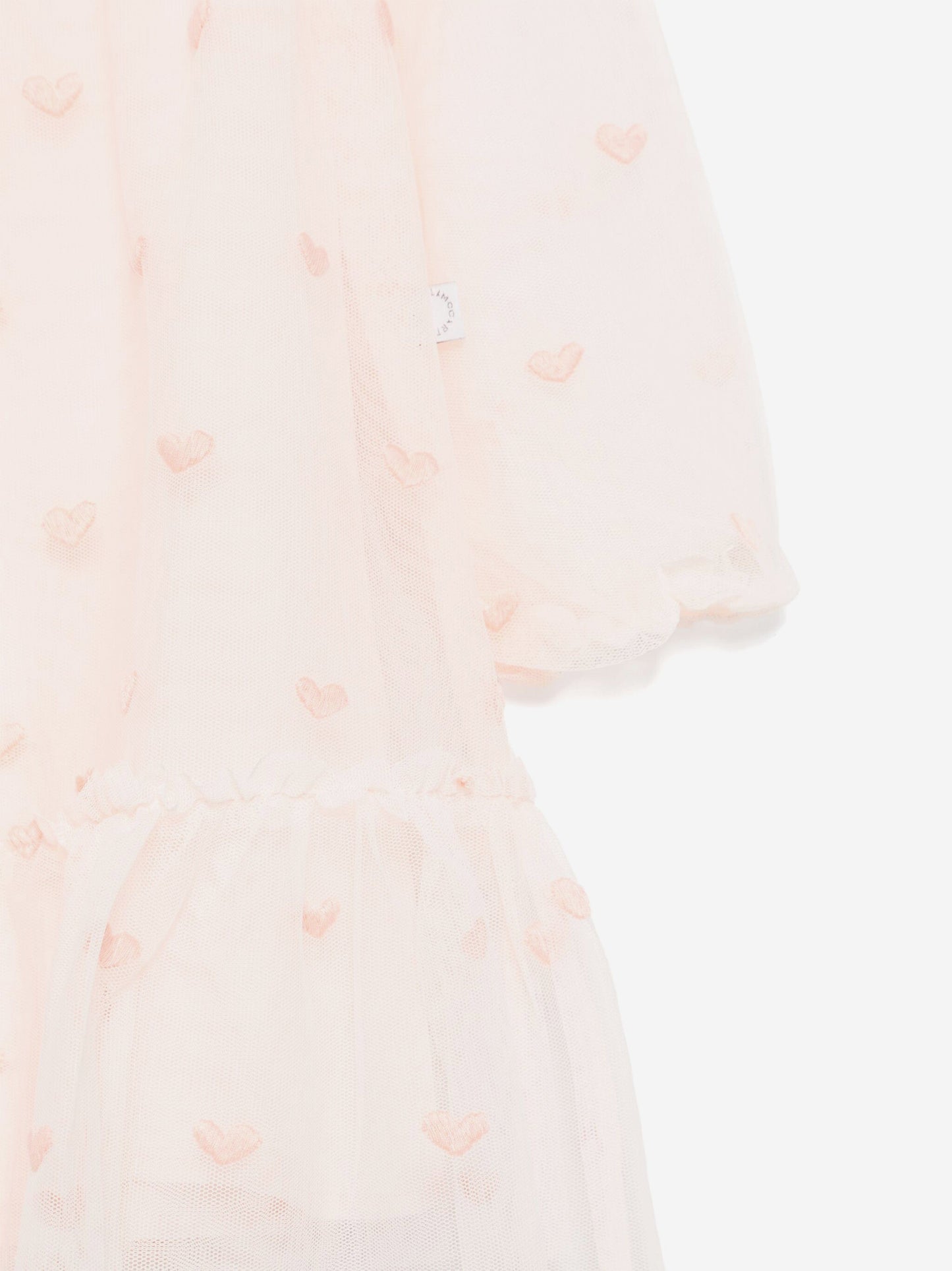 Stella McCartney 女婴刺绣心形连衣裙(粉色)